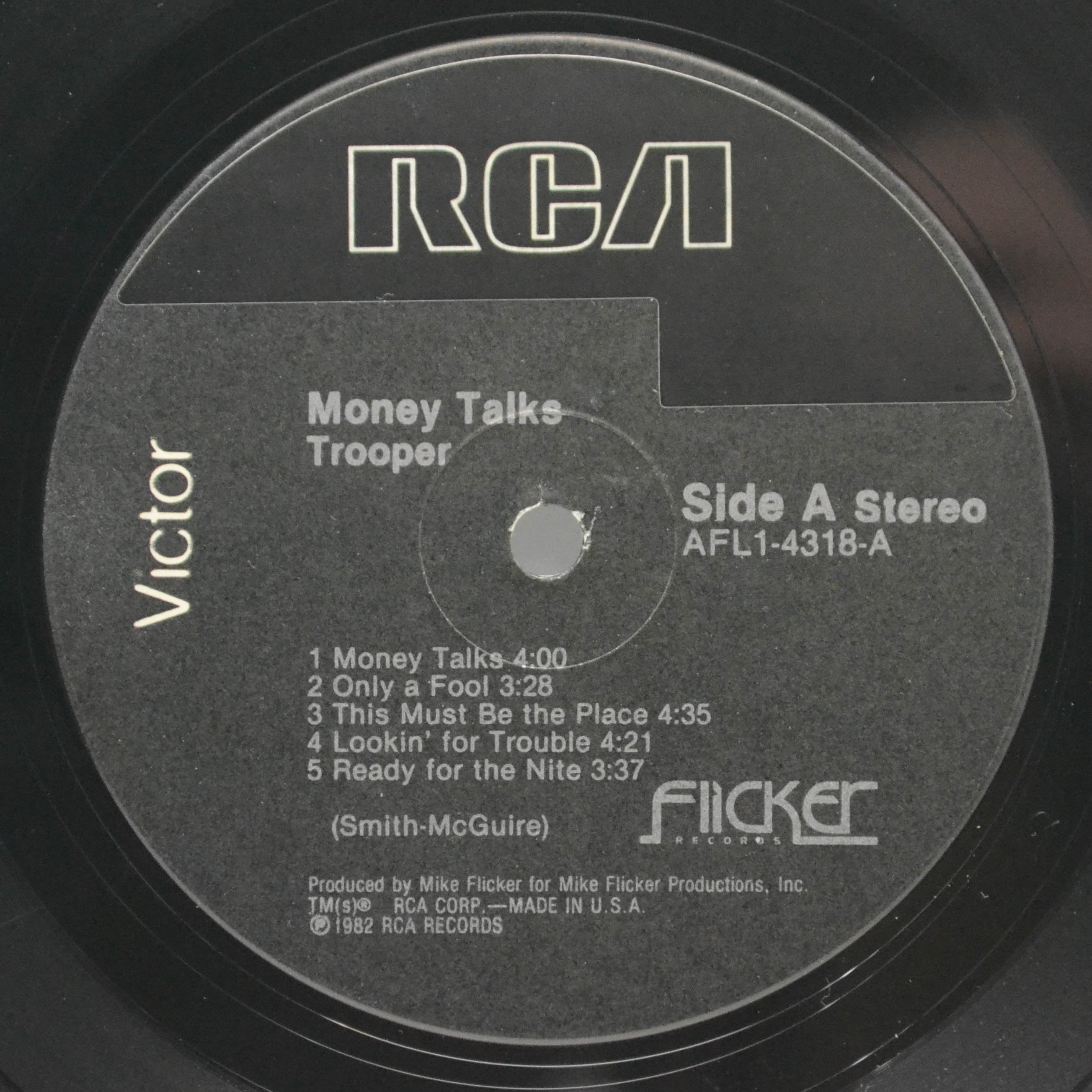 Trooper — Money Talks (USA), 1982