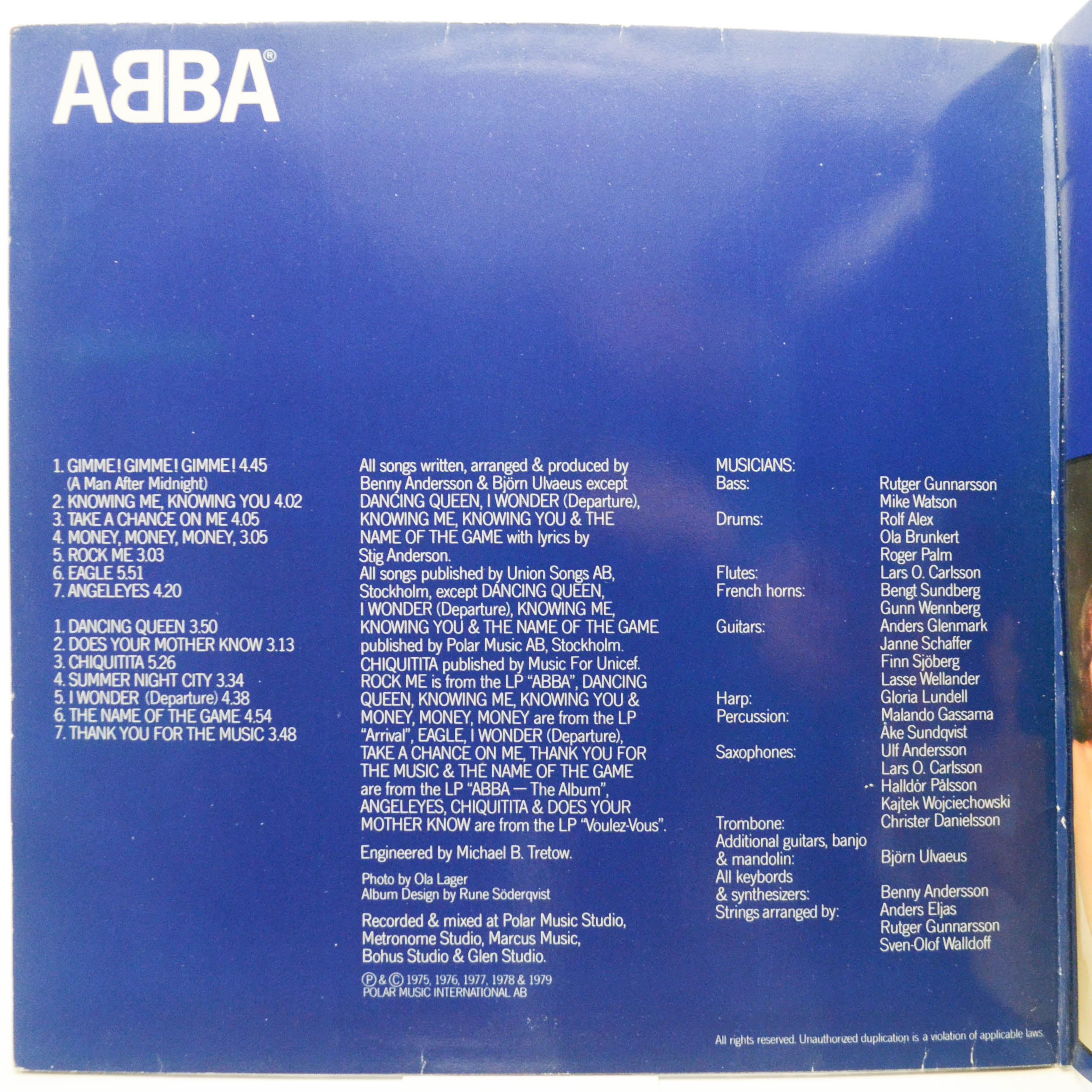 ABBA — Greatest Hits Vol. 2, 1979