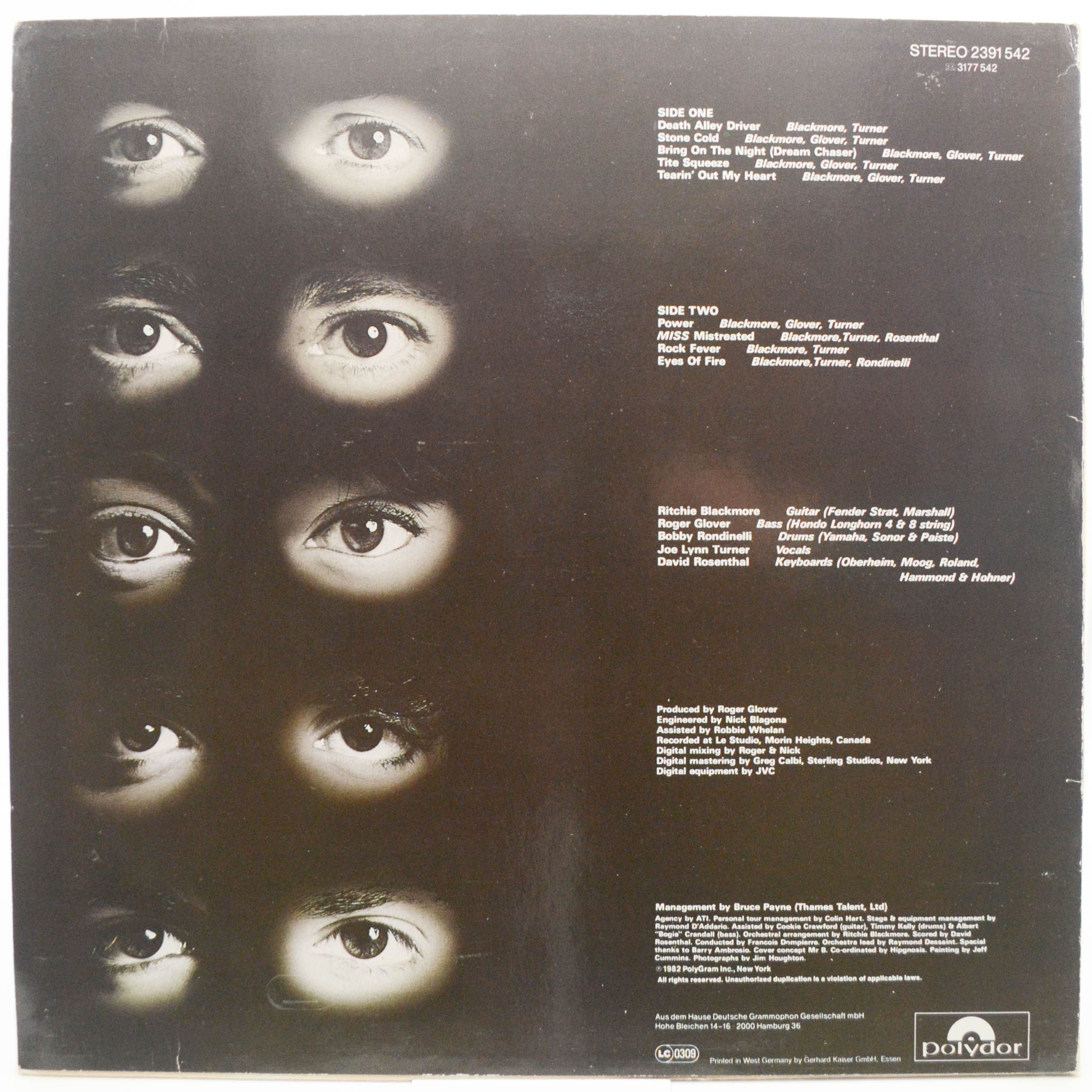 Rainbow — Straight Between The Eyes, 1982