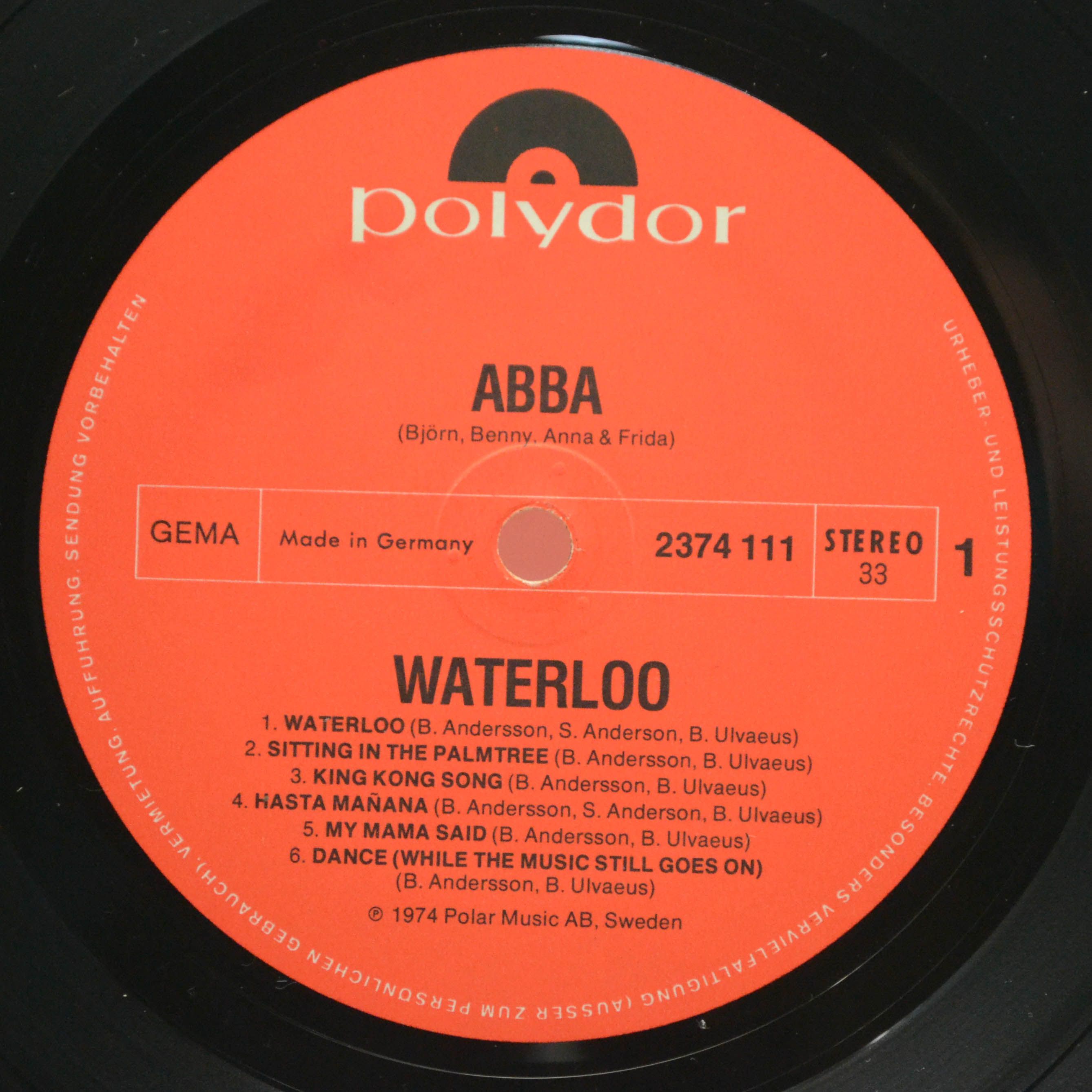 ABBA, Bjorn, Benny, Anna & Frida — Waterloo, 1974
