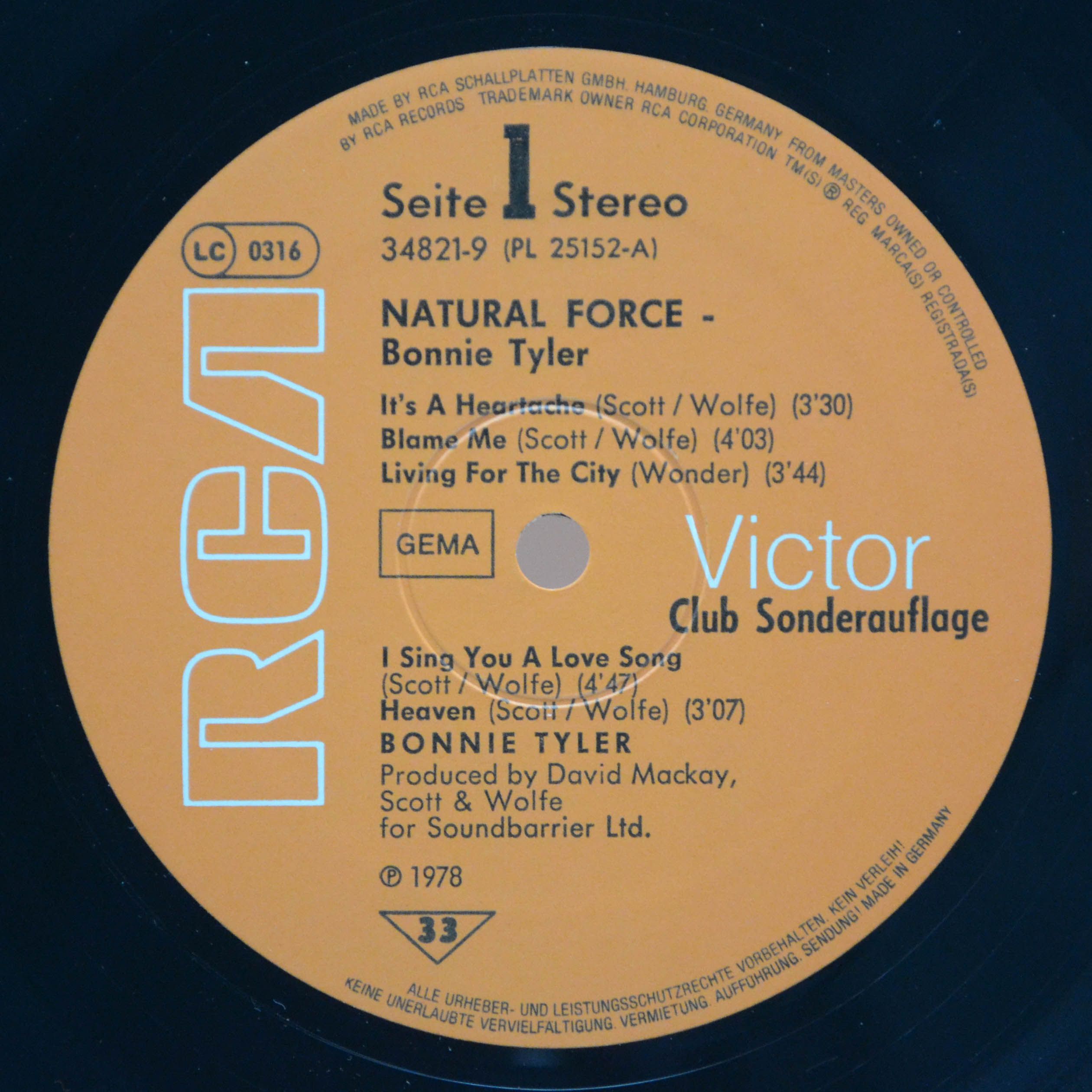 Bonnie Tyler — Natural Force, 1978