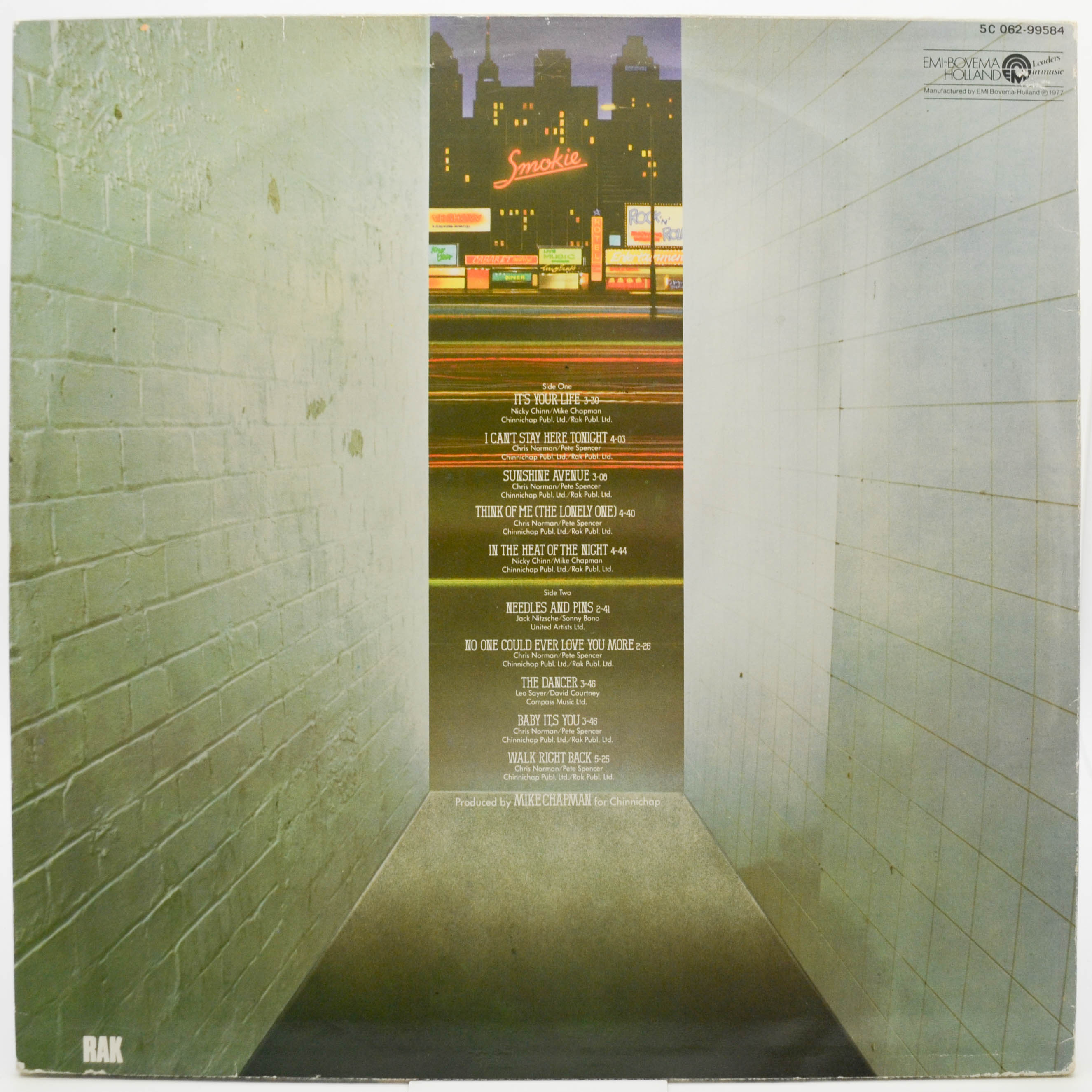 Smokie — Bright Lights And Back Alleys, 1977