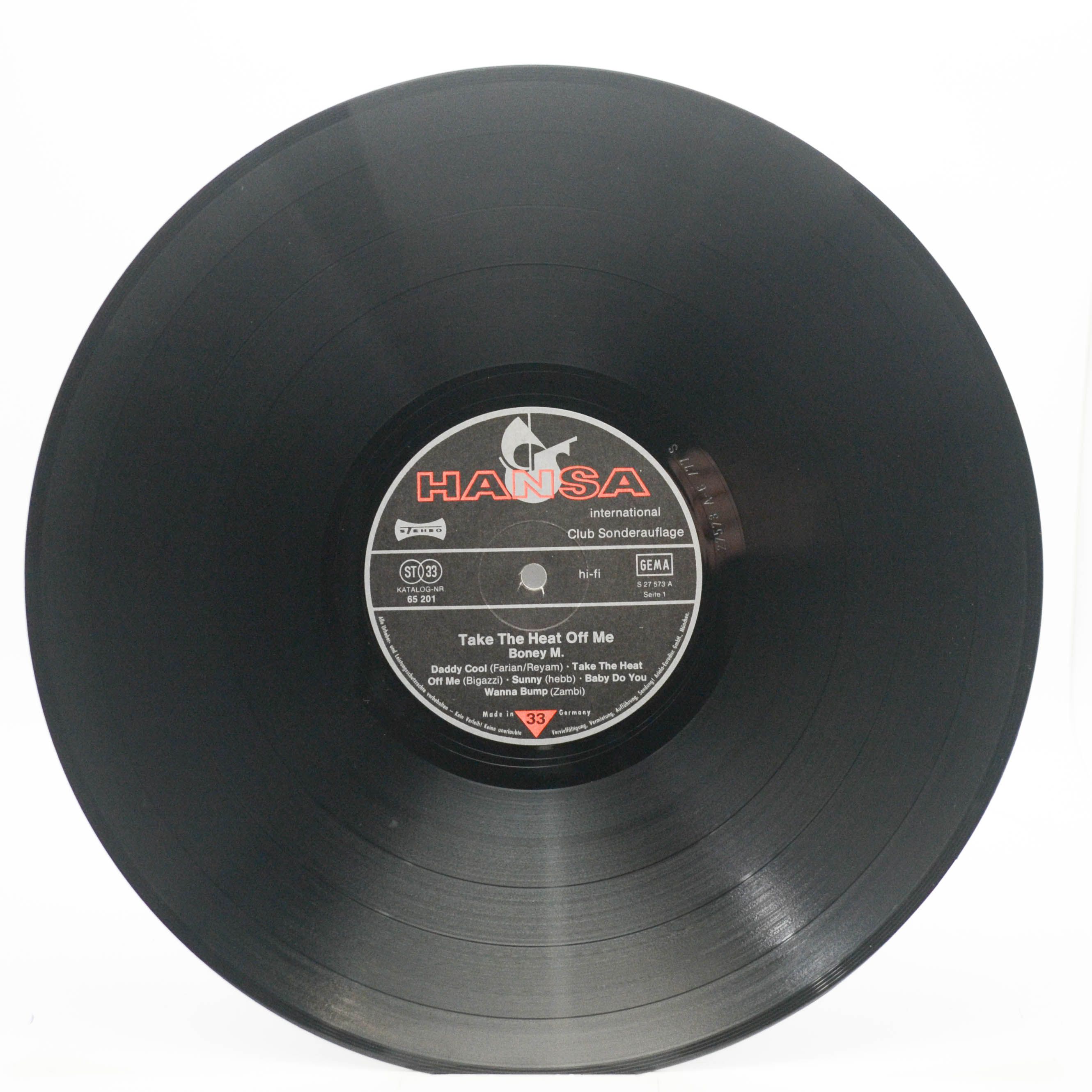 Boney M. — Take The Heat Off Me, 1977