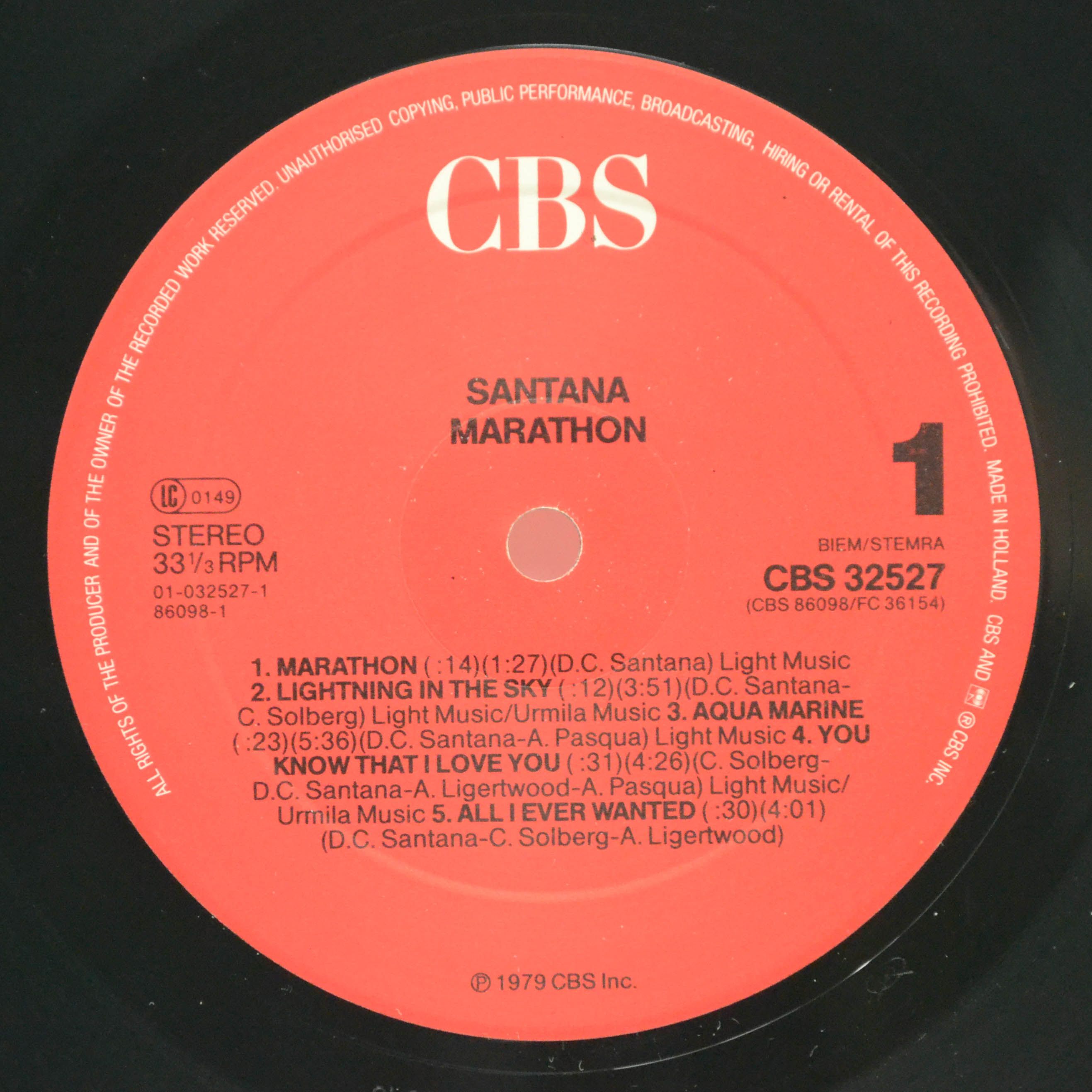 Santana — Marathon, 1979