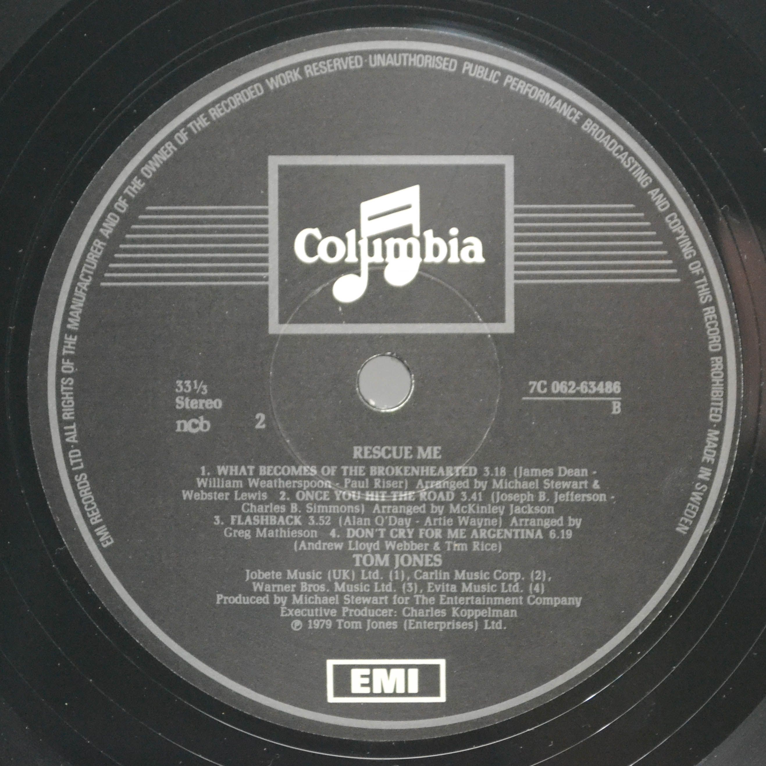 Tom Jones — Rescue Me, 1979