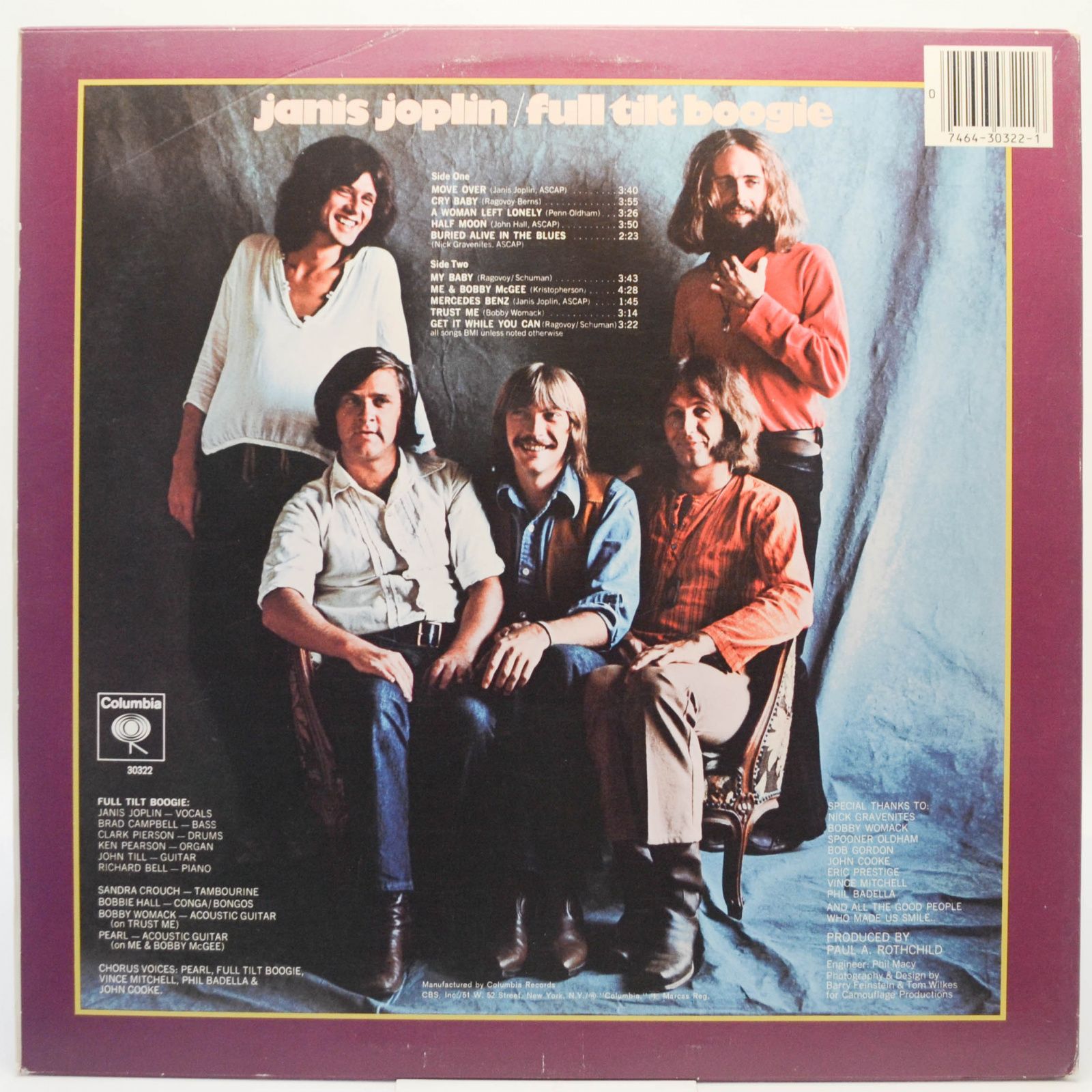 Janis Joplin — Pearl (USA), 1971