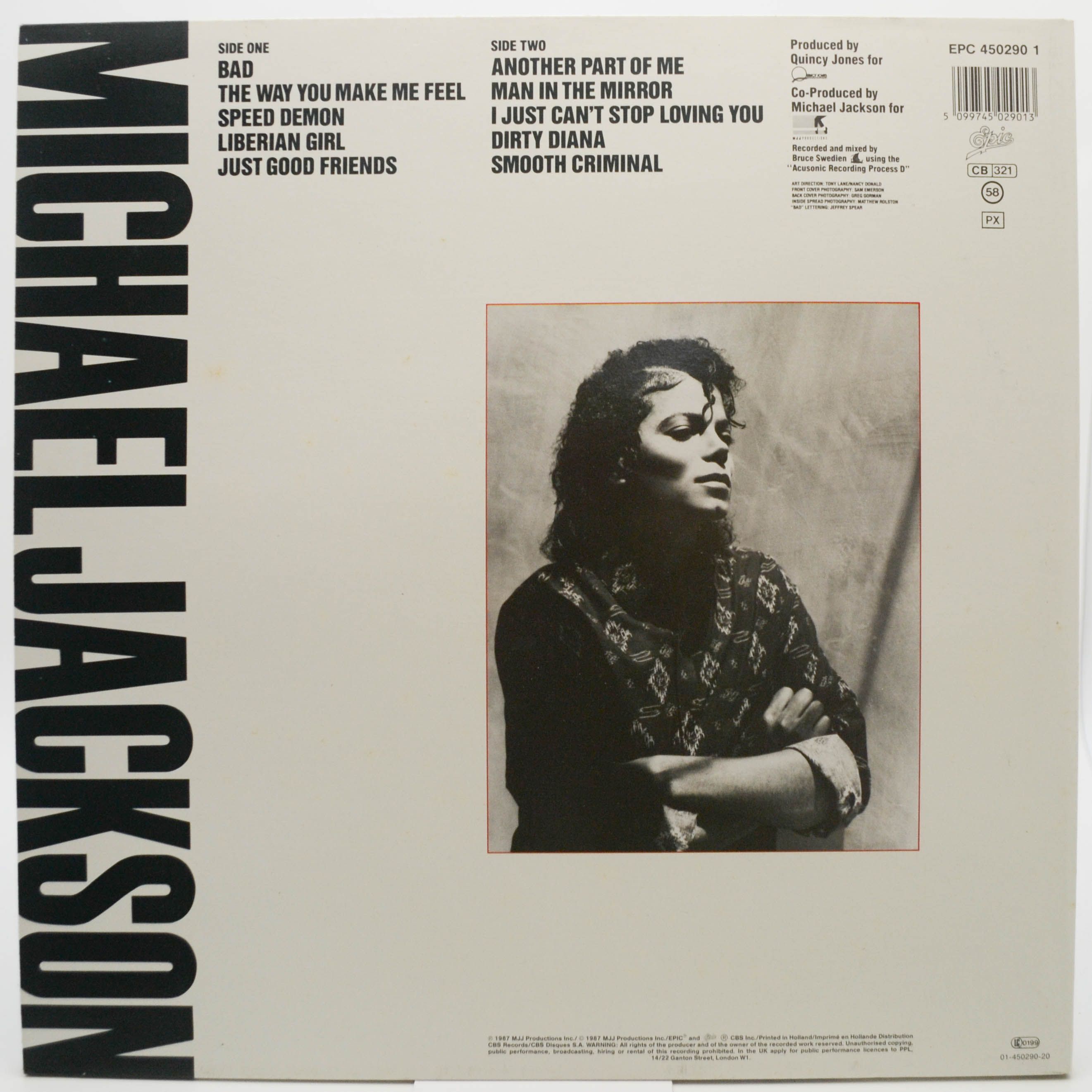 Michael Jackson — Bad, 1987
