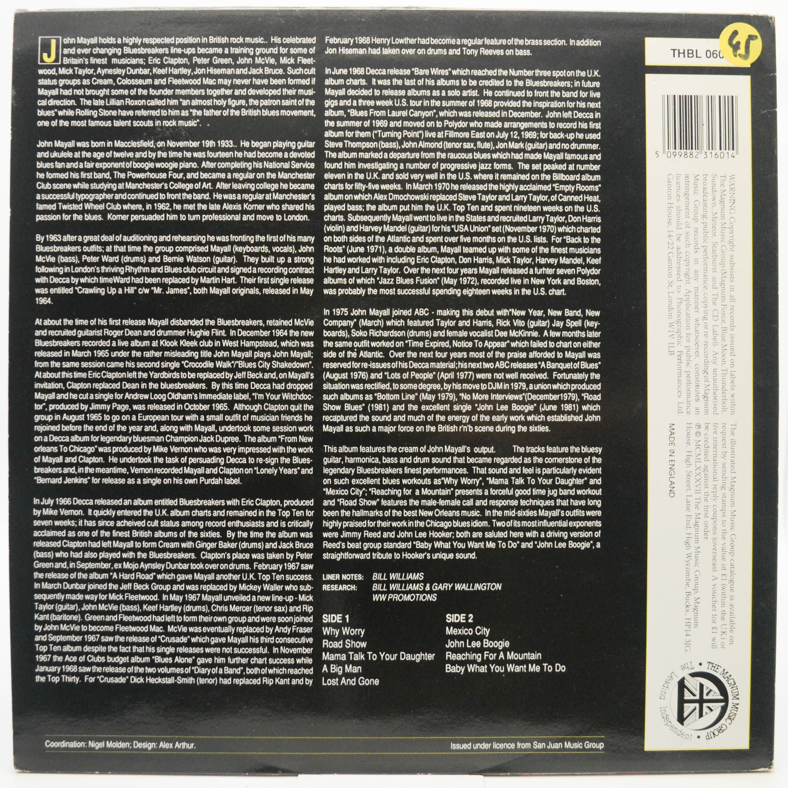 John Mayall — Road Show (UK), 1980