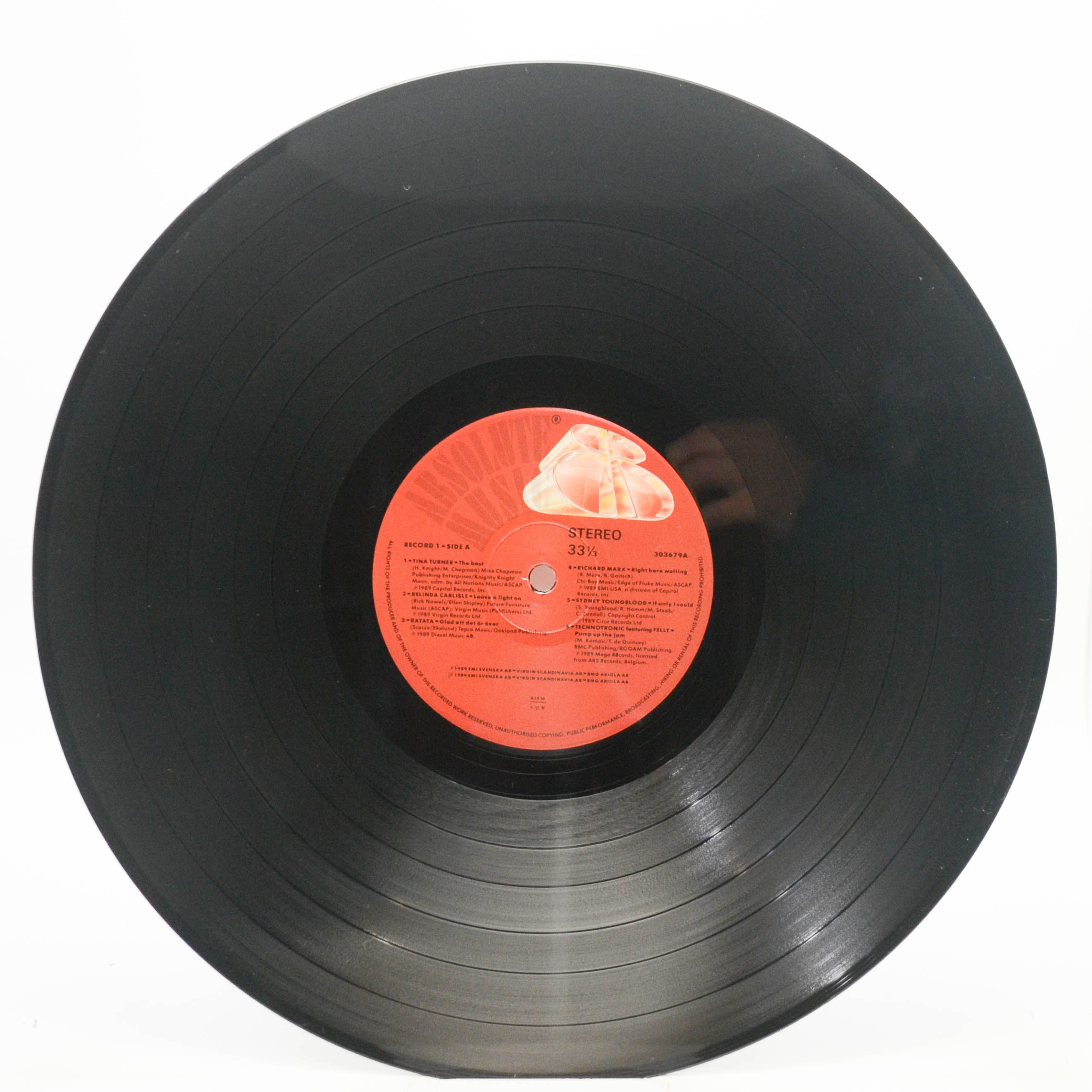 Various — Absolute Music 8 (2LP), 1989