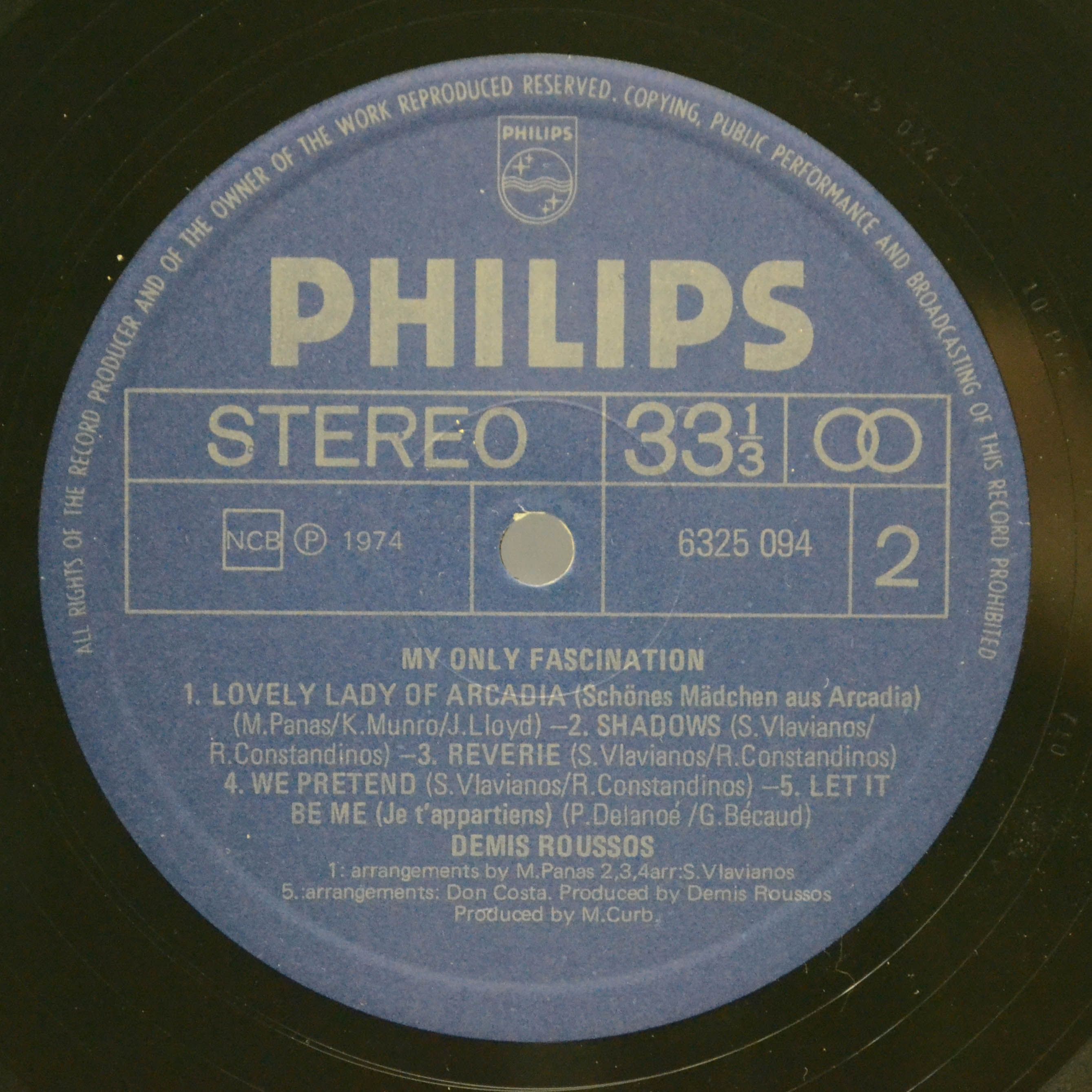 Démis Roussos — My Only Fascination, 1974