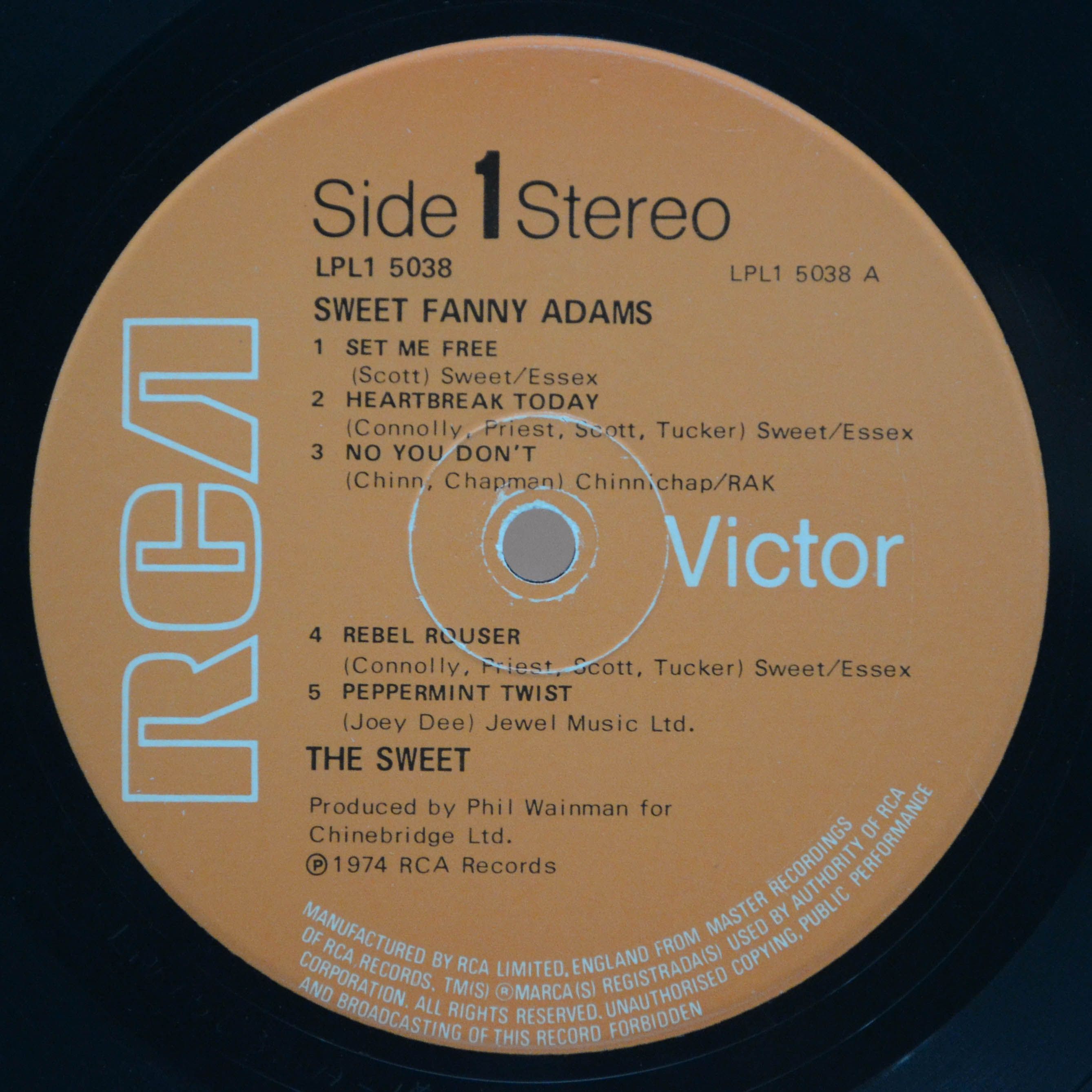 Sweet — Sweet Fanny Adams (1-st, UK), 1974