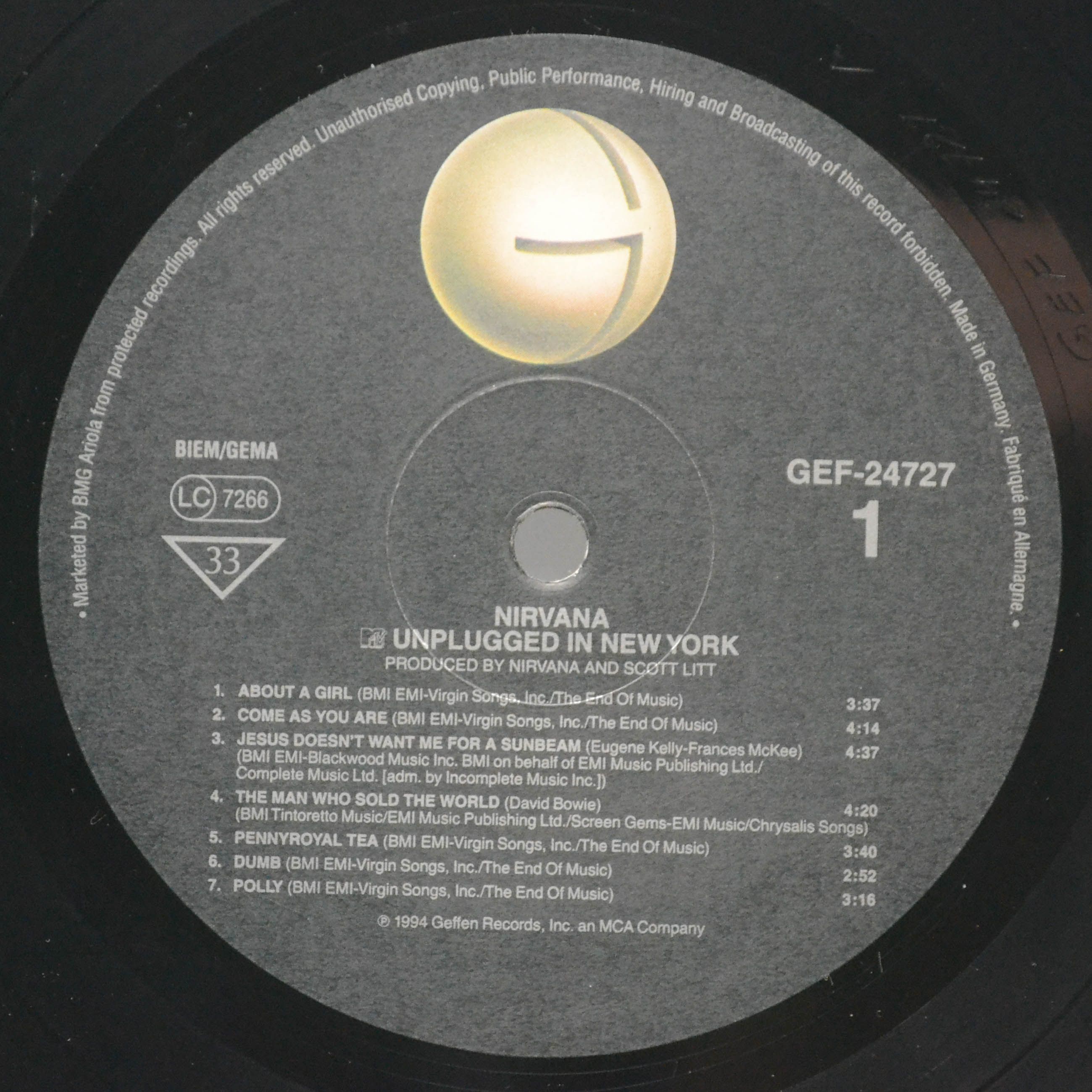 Nirvana — MTV Unplugged In New York, 1994