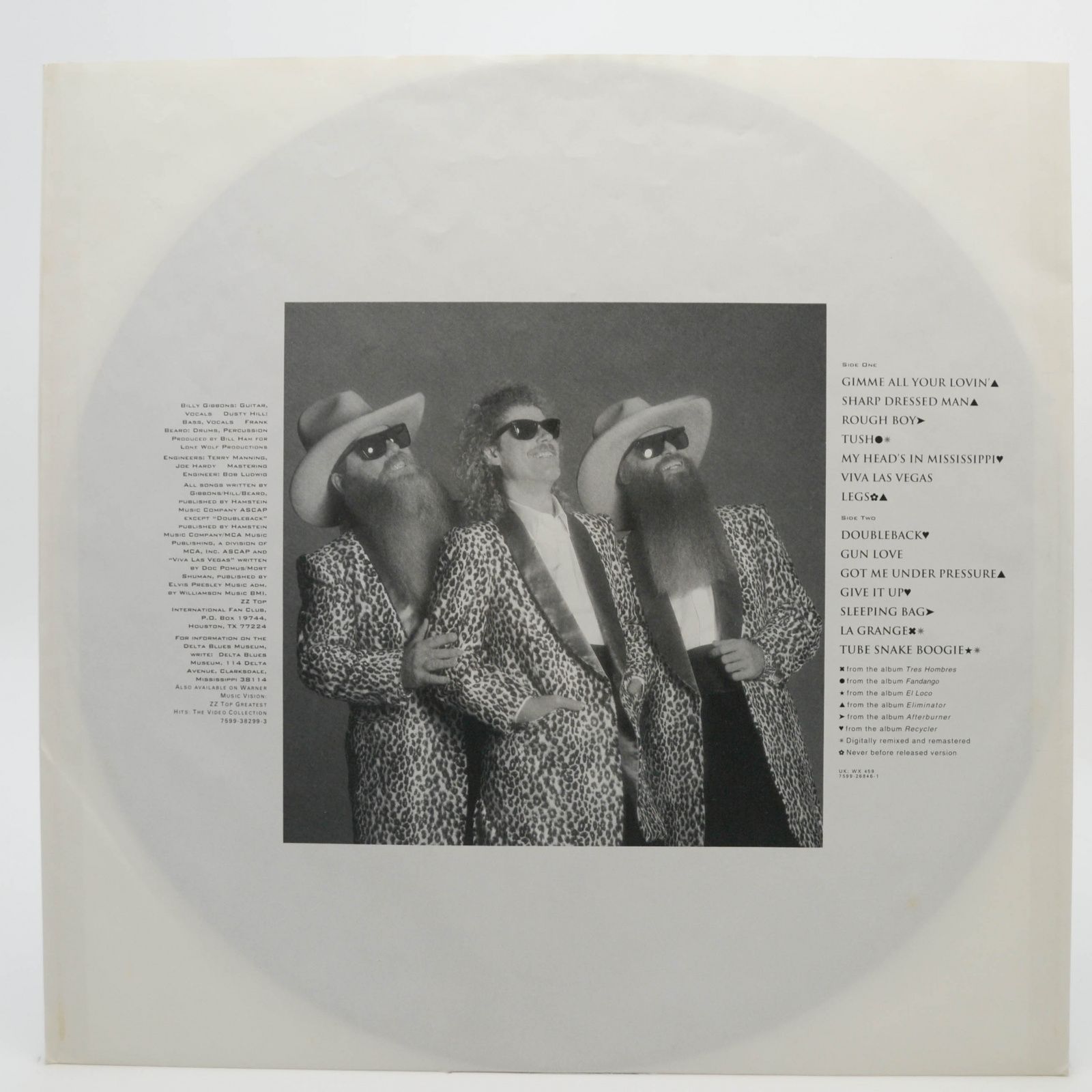 ZZ Top — Greatest Hits, 1992