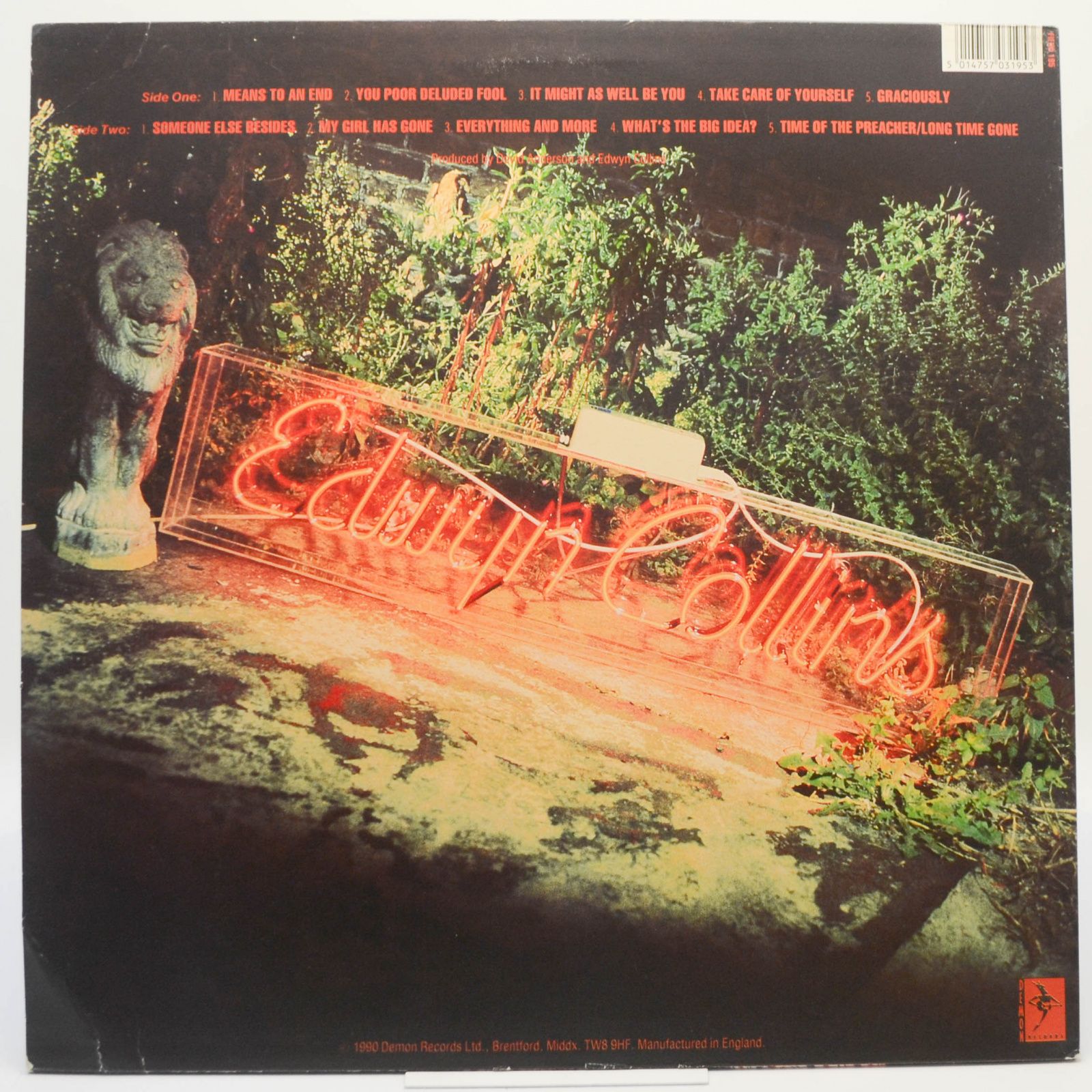 Edwyn Collins — Hellbent On Compromise (UK), 1990