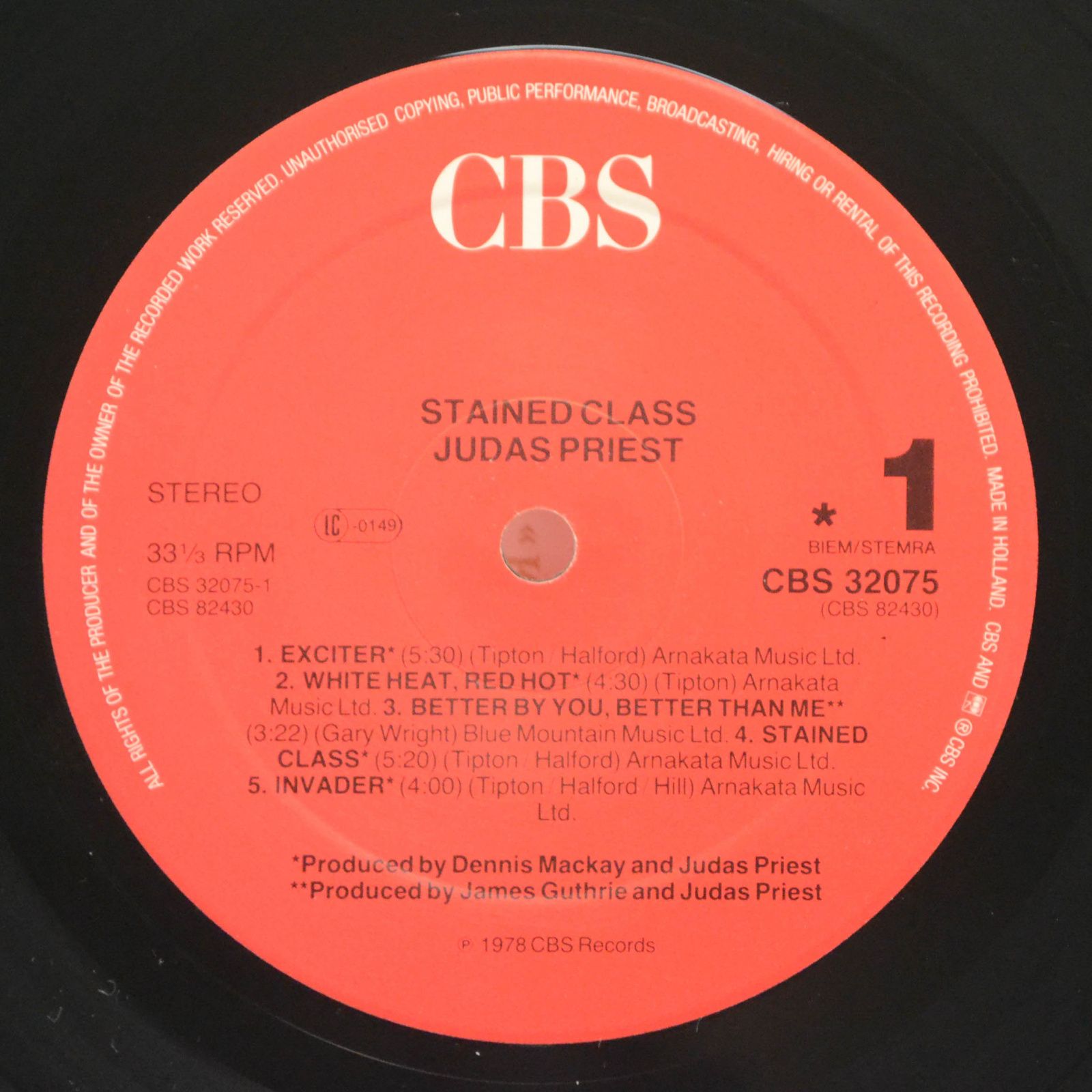 Judas Priest — Stained Class, 1978