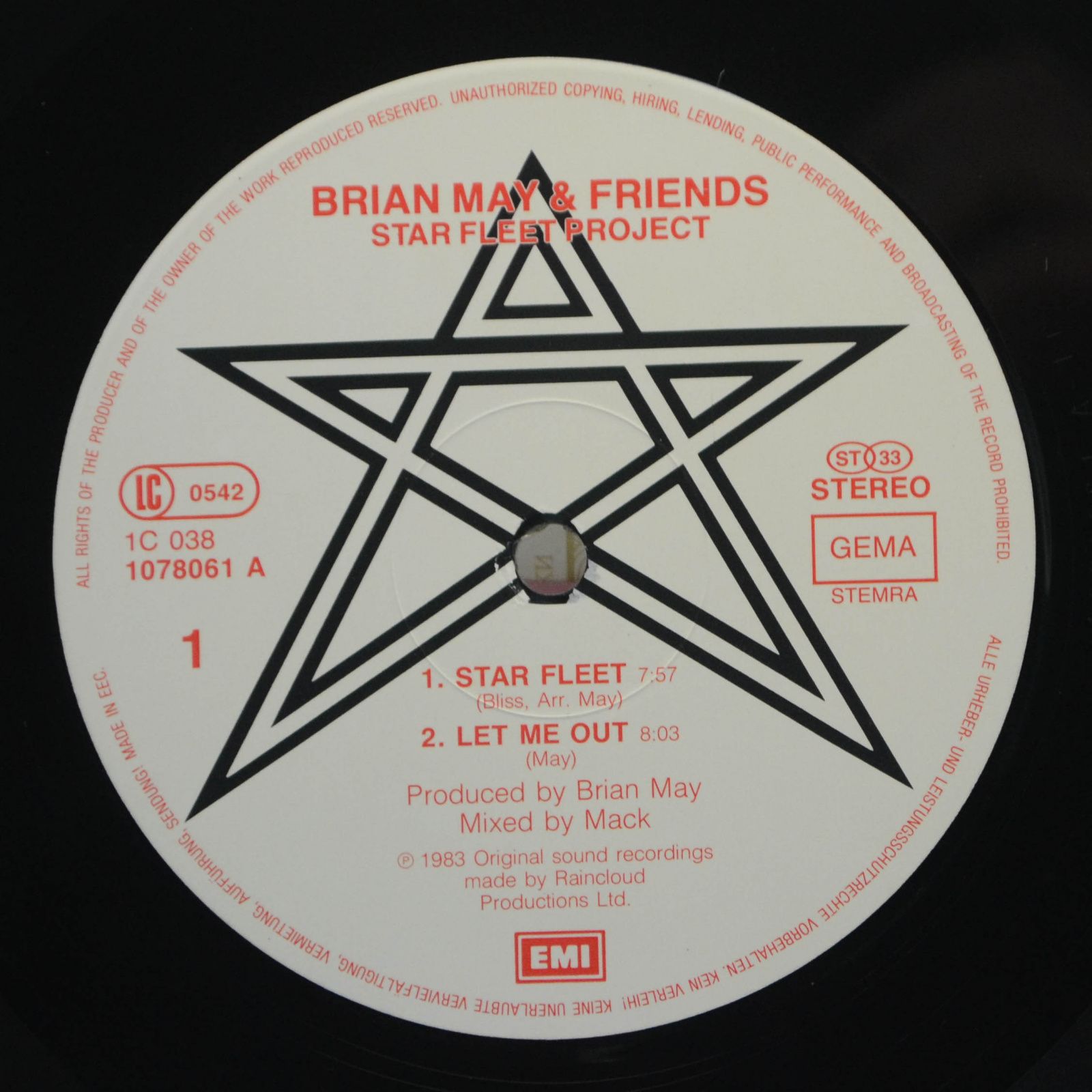 Brian May + Friends — Star Fleet Project, 1983