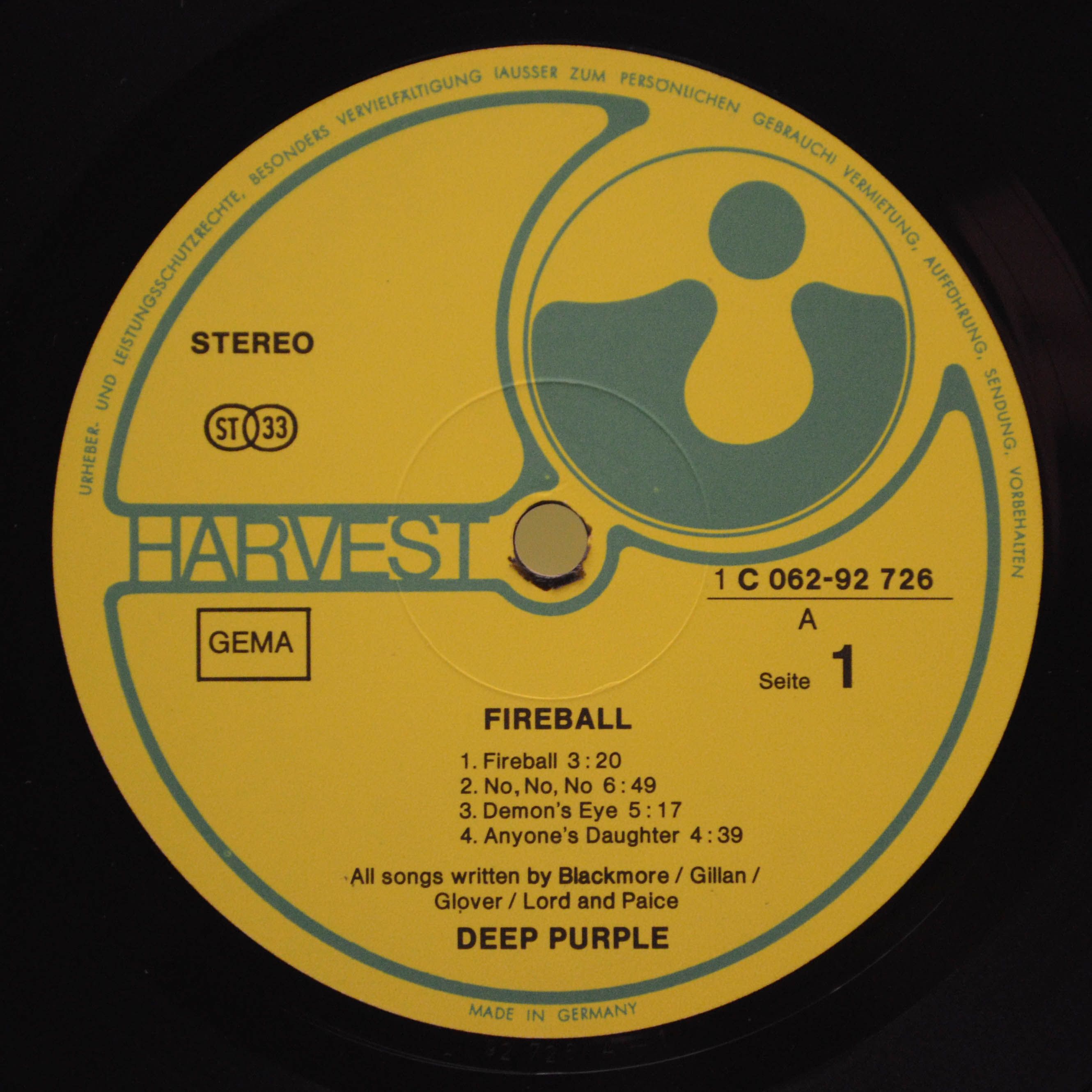 Deep Purple — Fireball, 1971