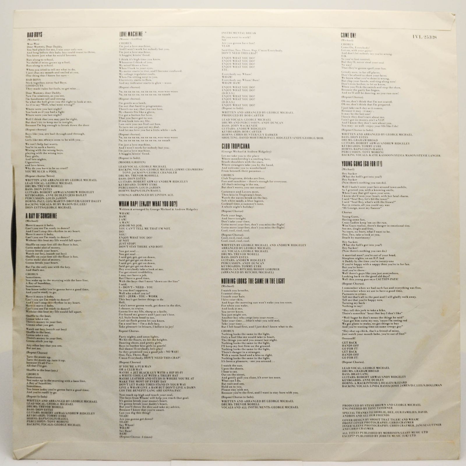 Wham! — Fantastic, 1983