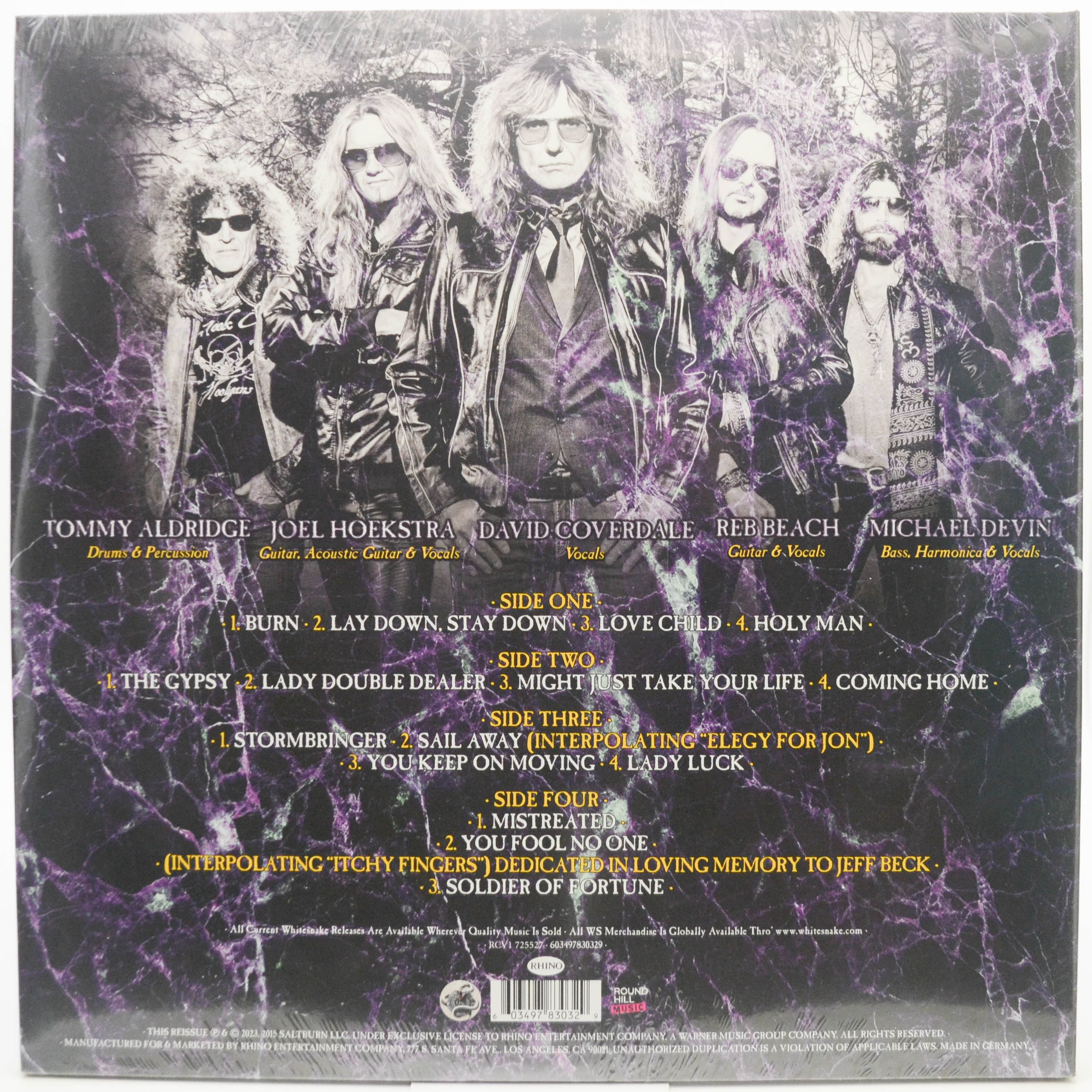 Whitesnake — The Purple Album : Special Gold Edition (2LP), 2015