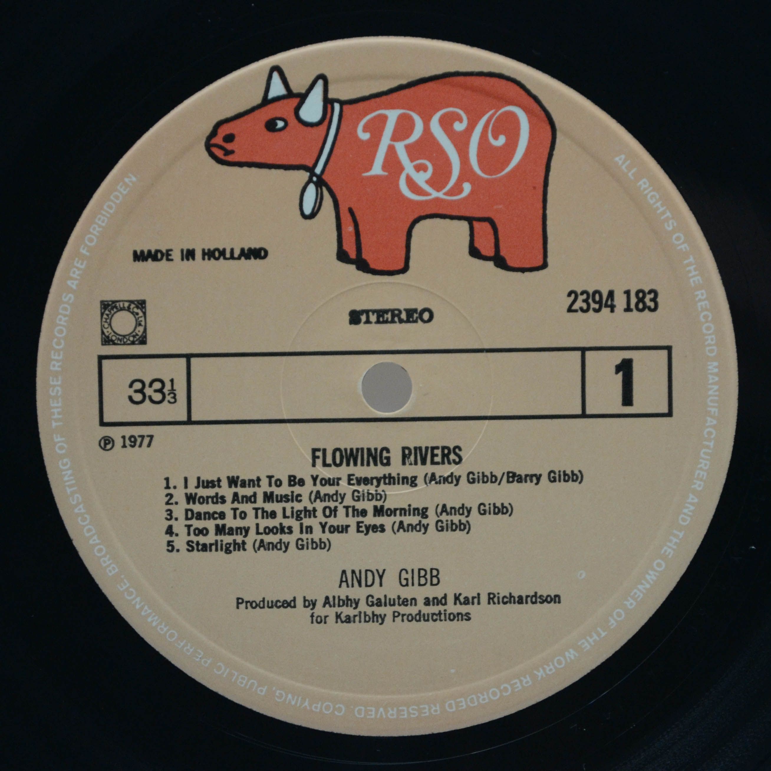 Andy Gibb — Flowing Rivers, 1977