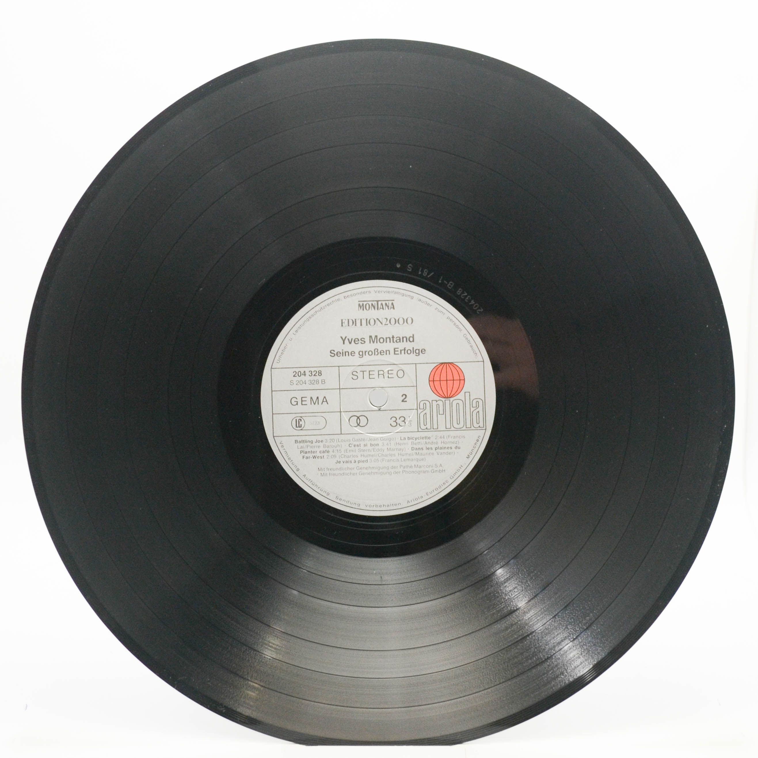 Yves Montand — Seine Grossen Erfolge, 1978