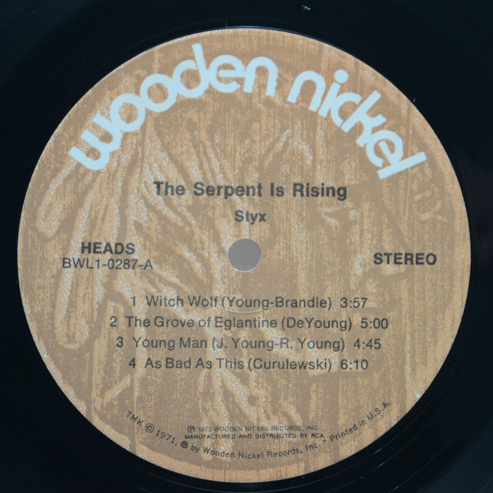 Styx — The Serpent Is Rising (1-st, USA), 1973