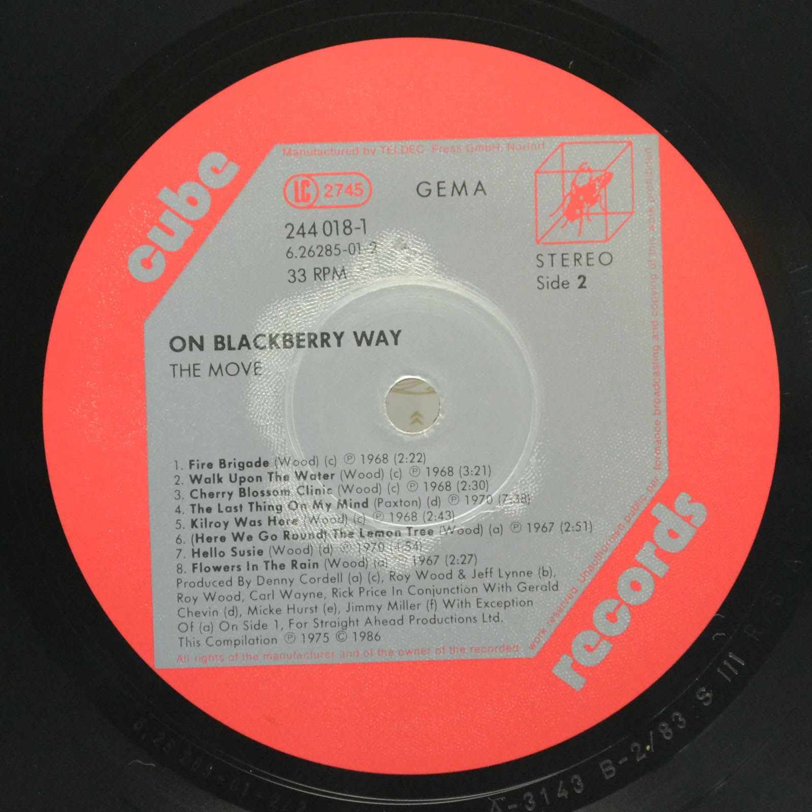 Move — On Blackberry Way, 1976