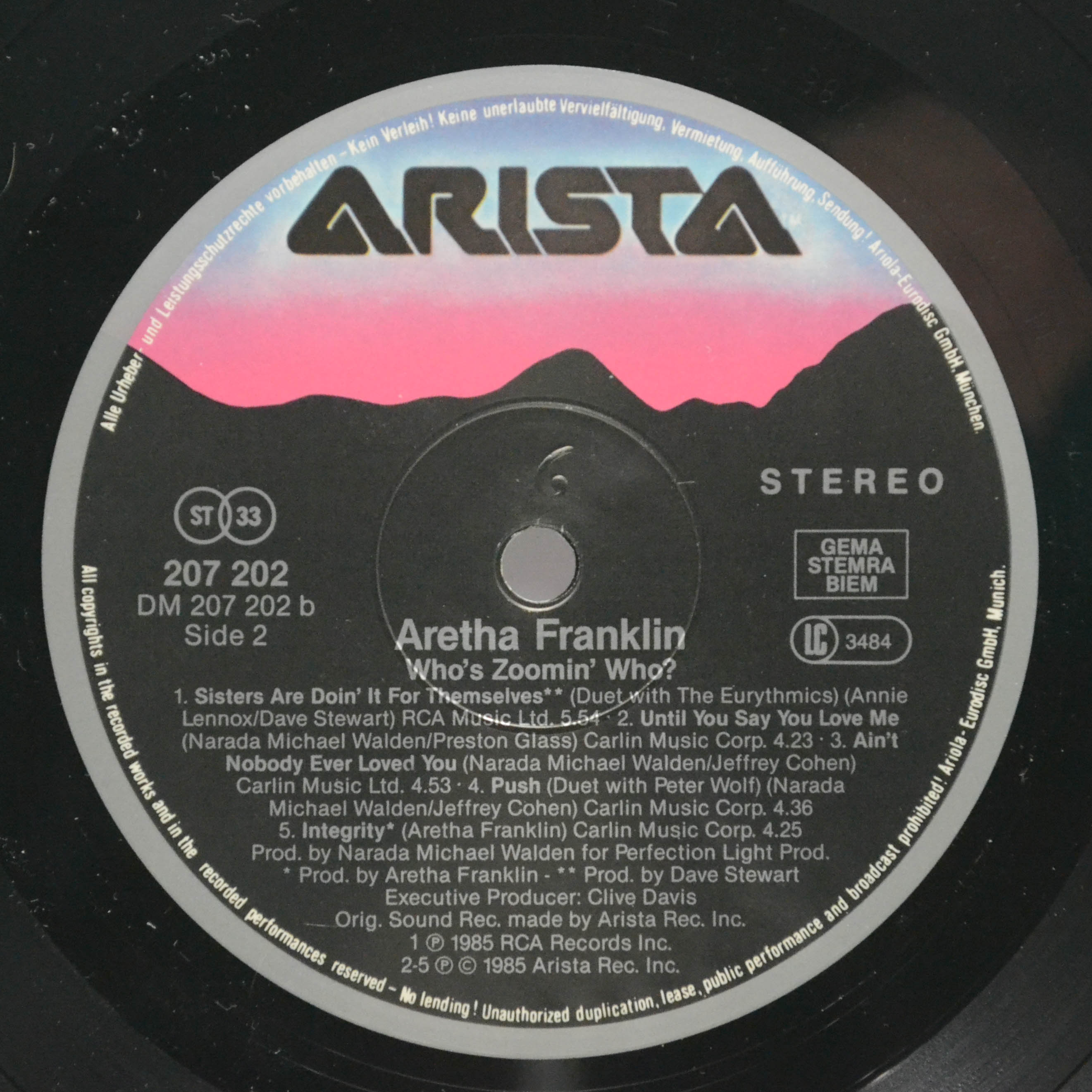 Aretha Franklin — Who's Zoomin' Who?, 1985