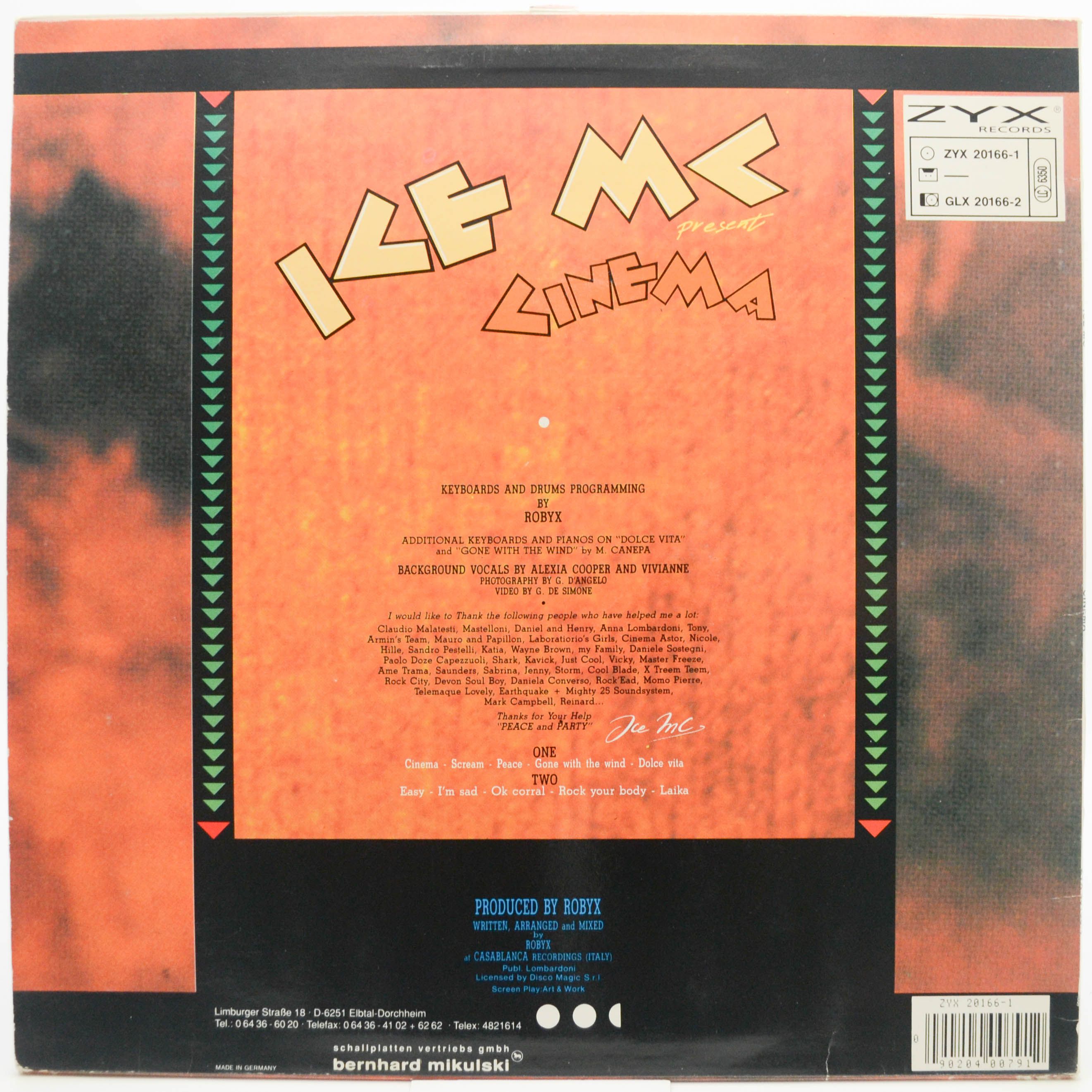 ICE MC — Cinema, 1990