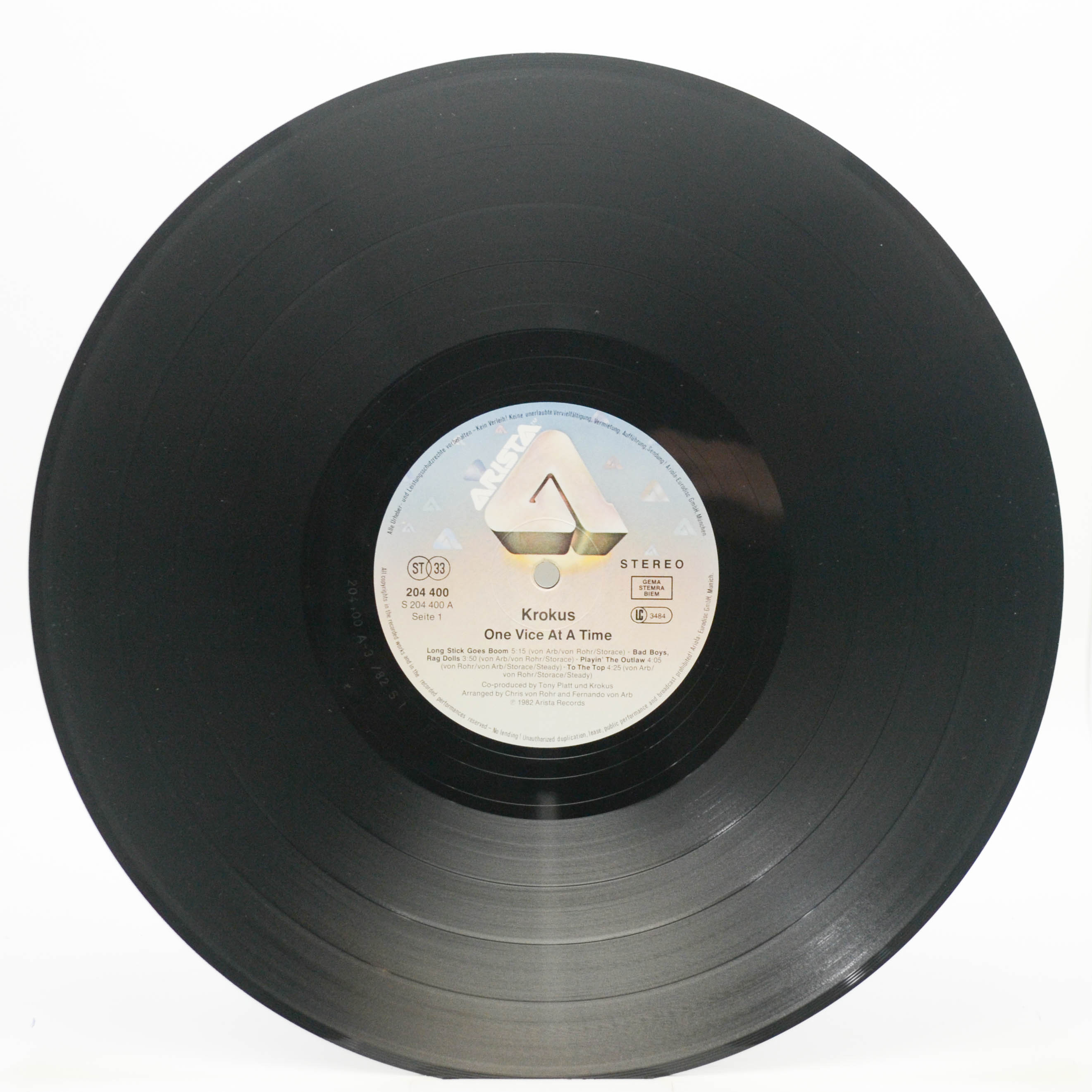 Krokus — One Vice At A Time, 1982