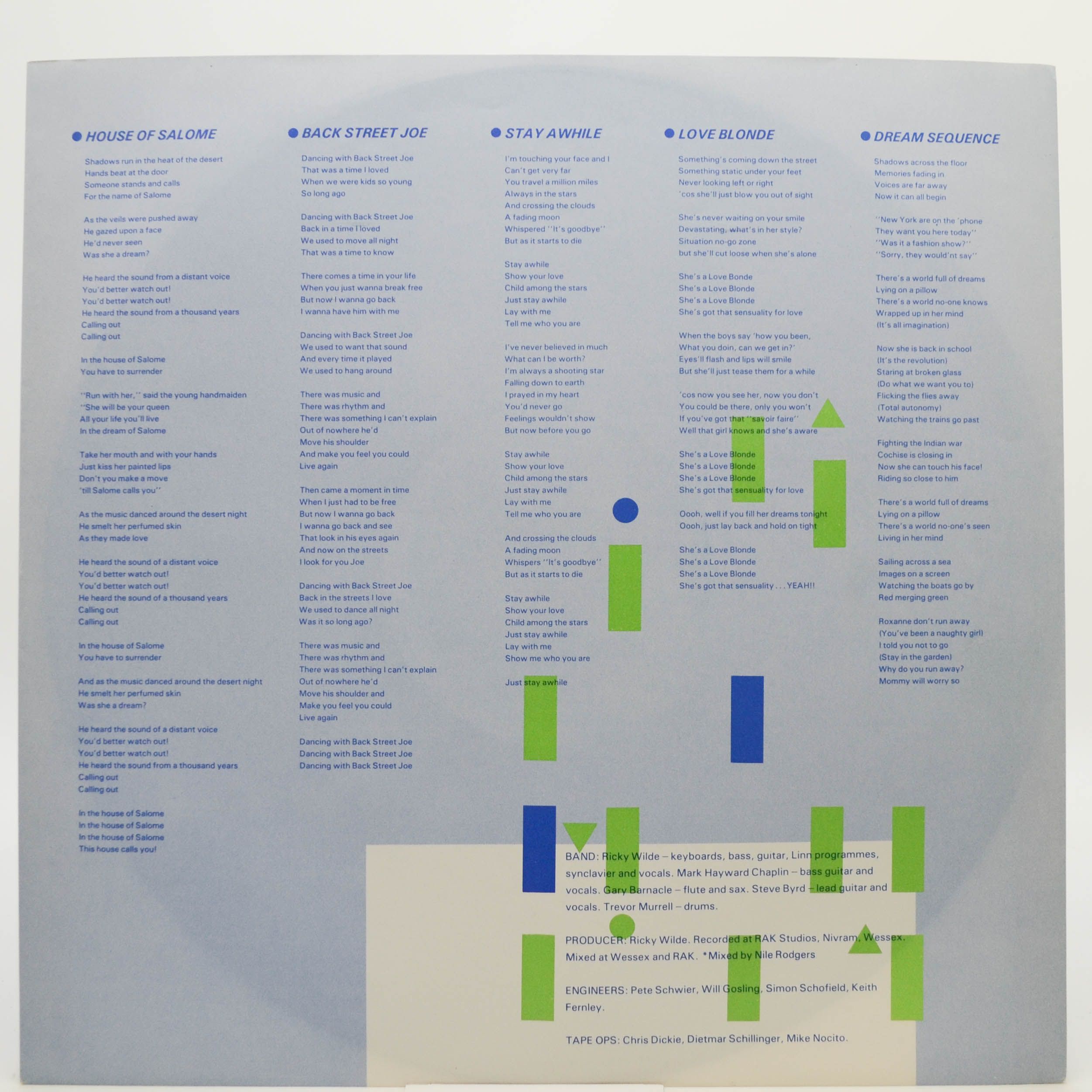 Kim Wilde — Catch As Catch Can, 1983