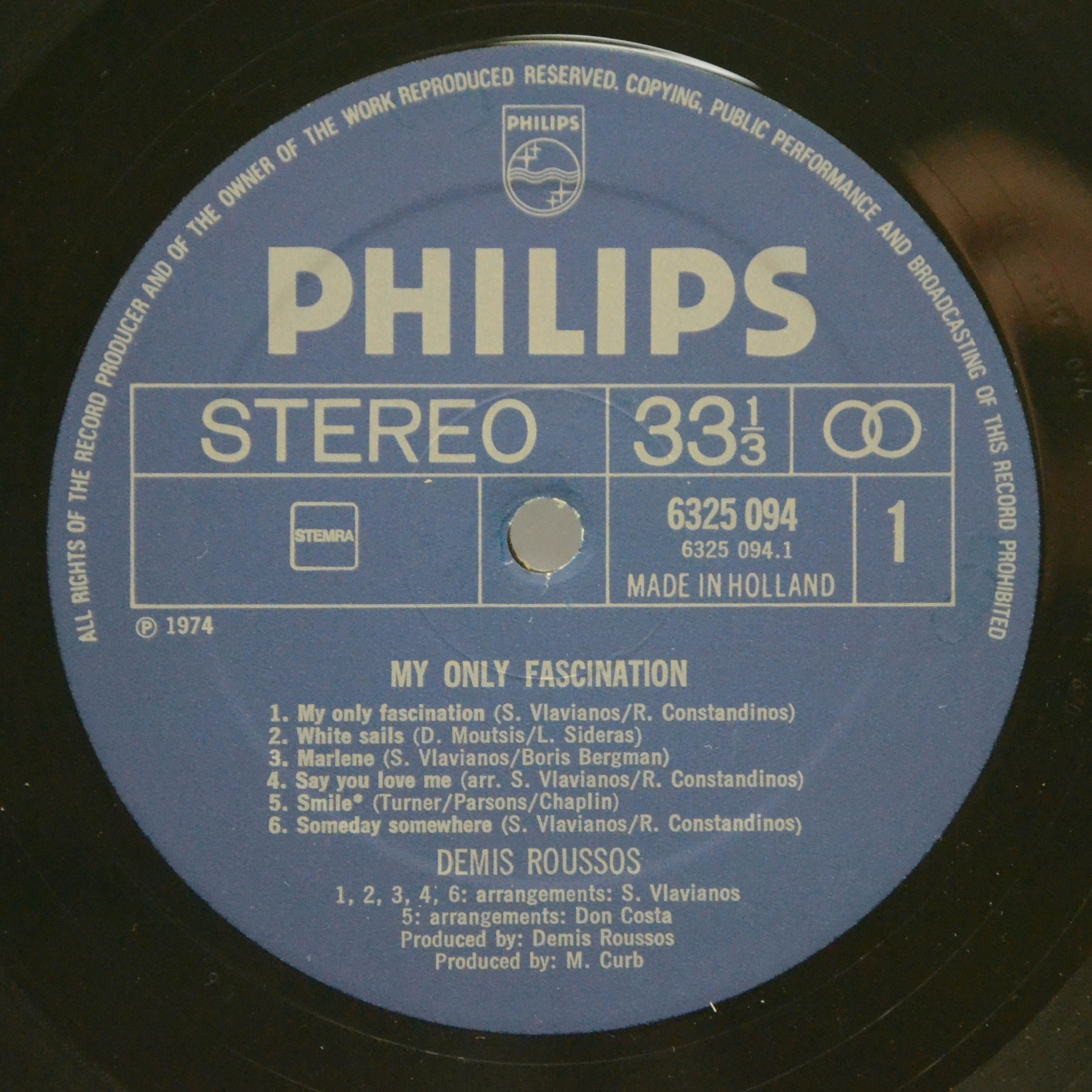 Demis Roussos — My Only Fascination, 1974