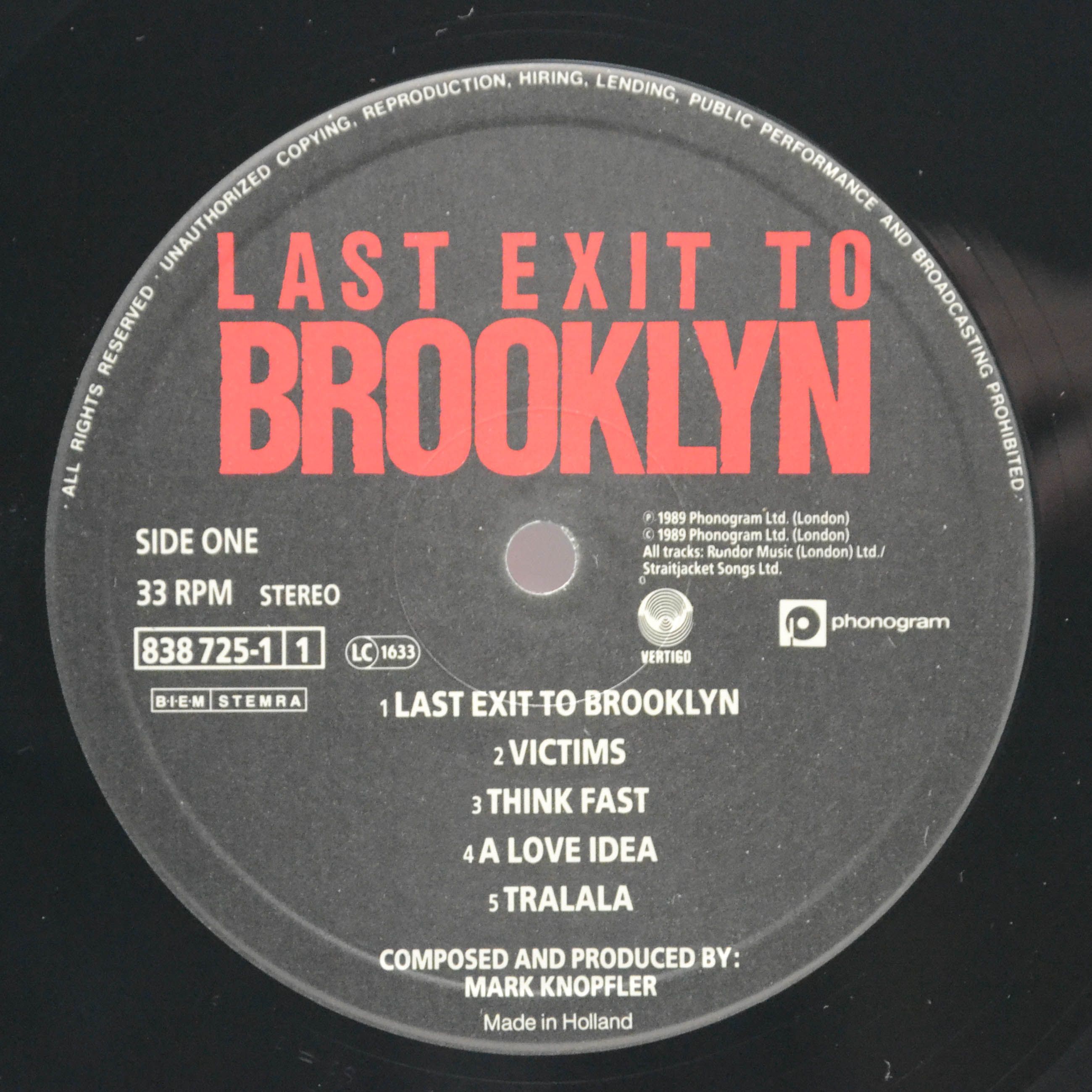 Mark Knopfler — Last Exit To Brooklyn, 1989