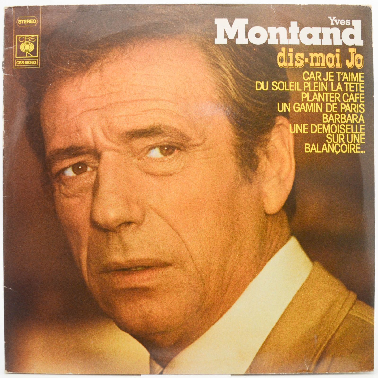 Yves Montand — Dis-Moi Jo (2LP, France), 1974