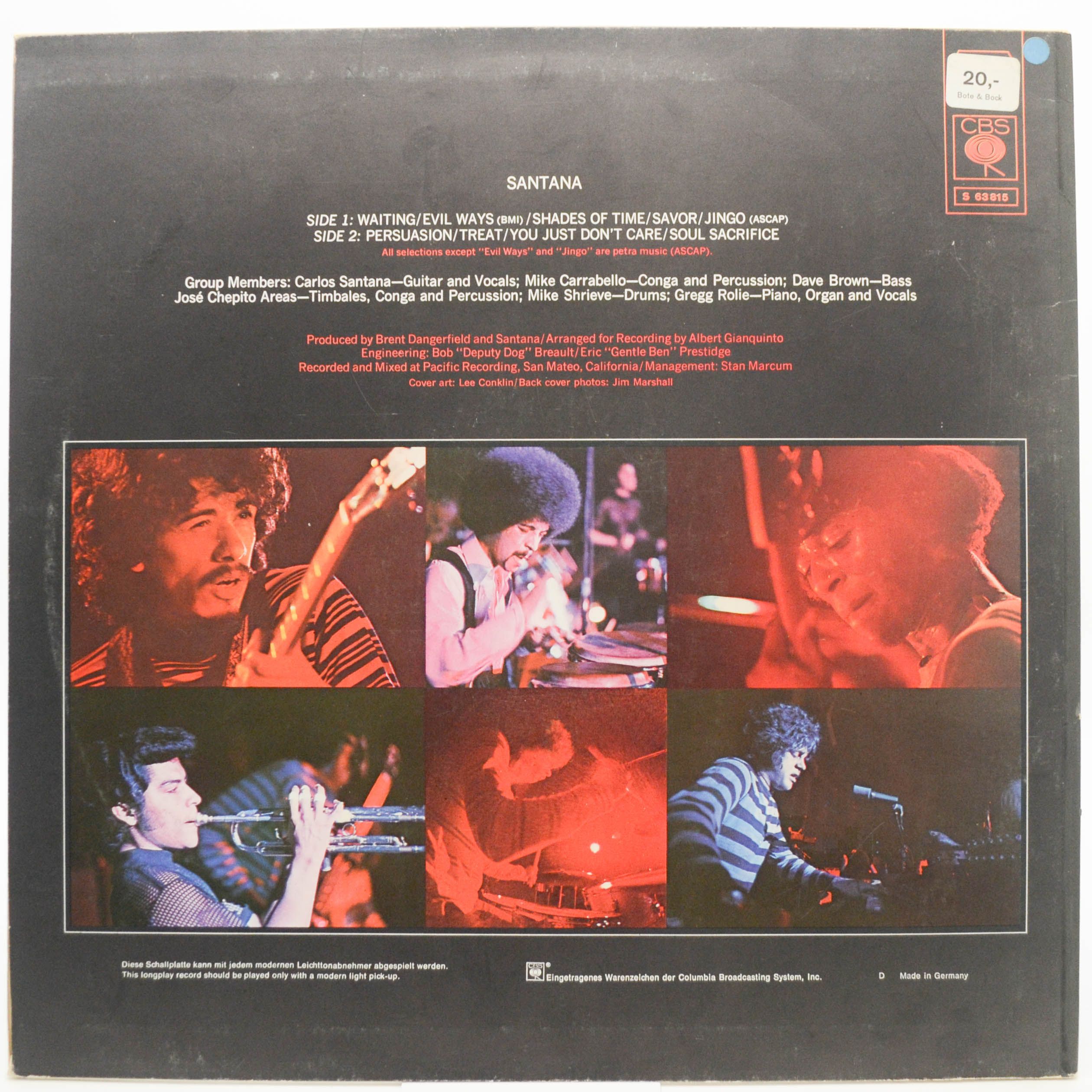 Santana — Santana, 1969