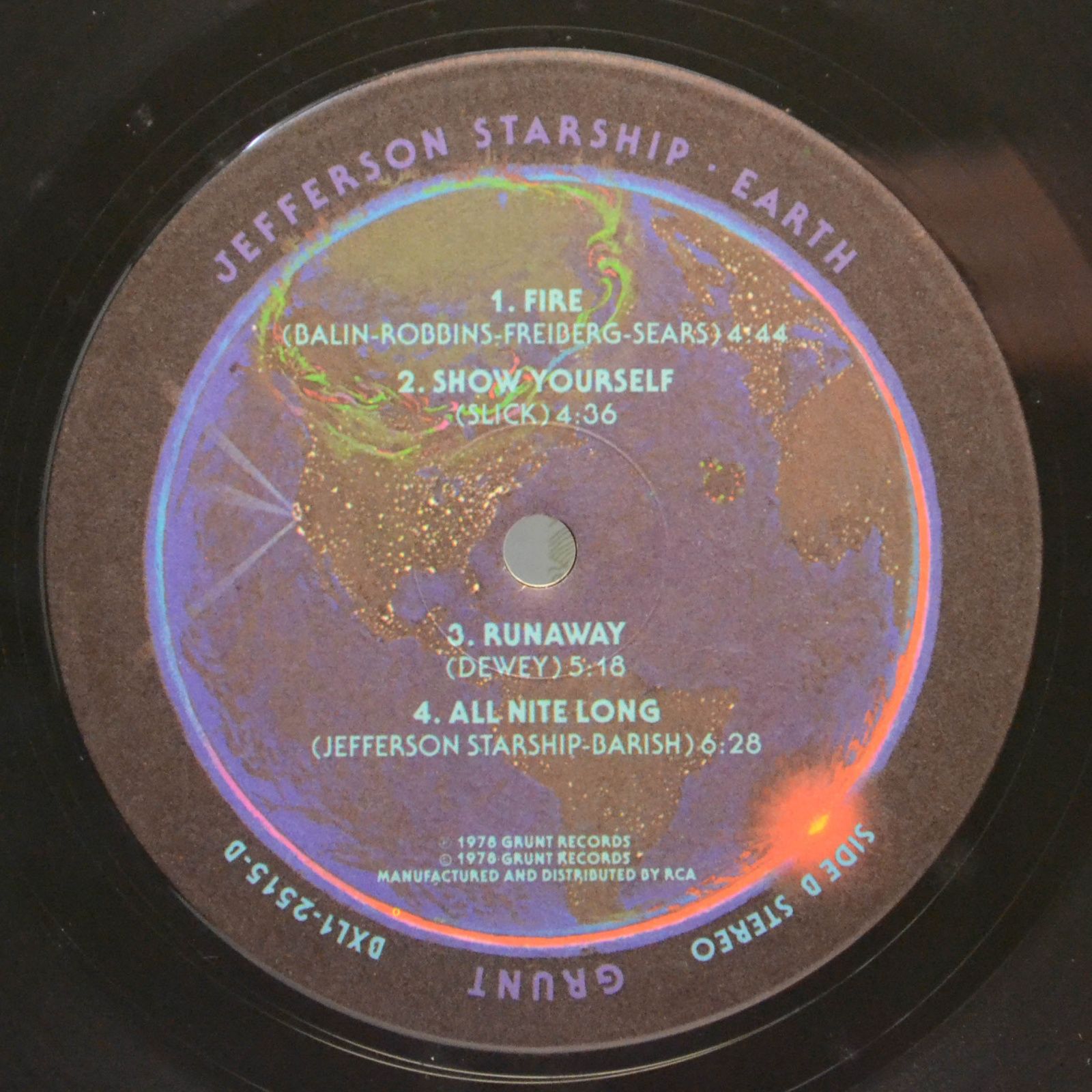Jefferson Starship — Earth (USA), 1978