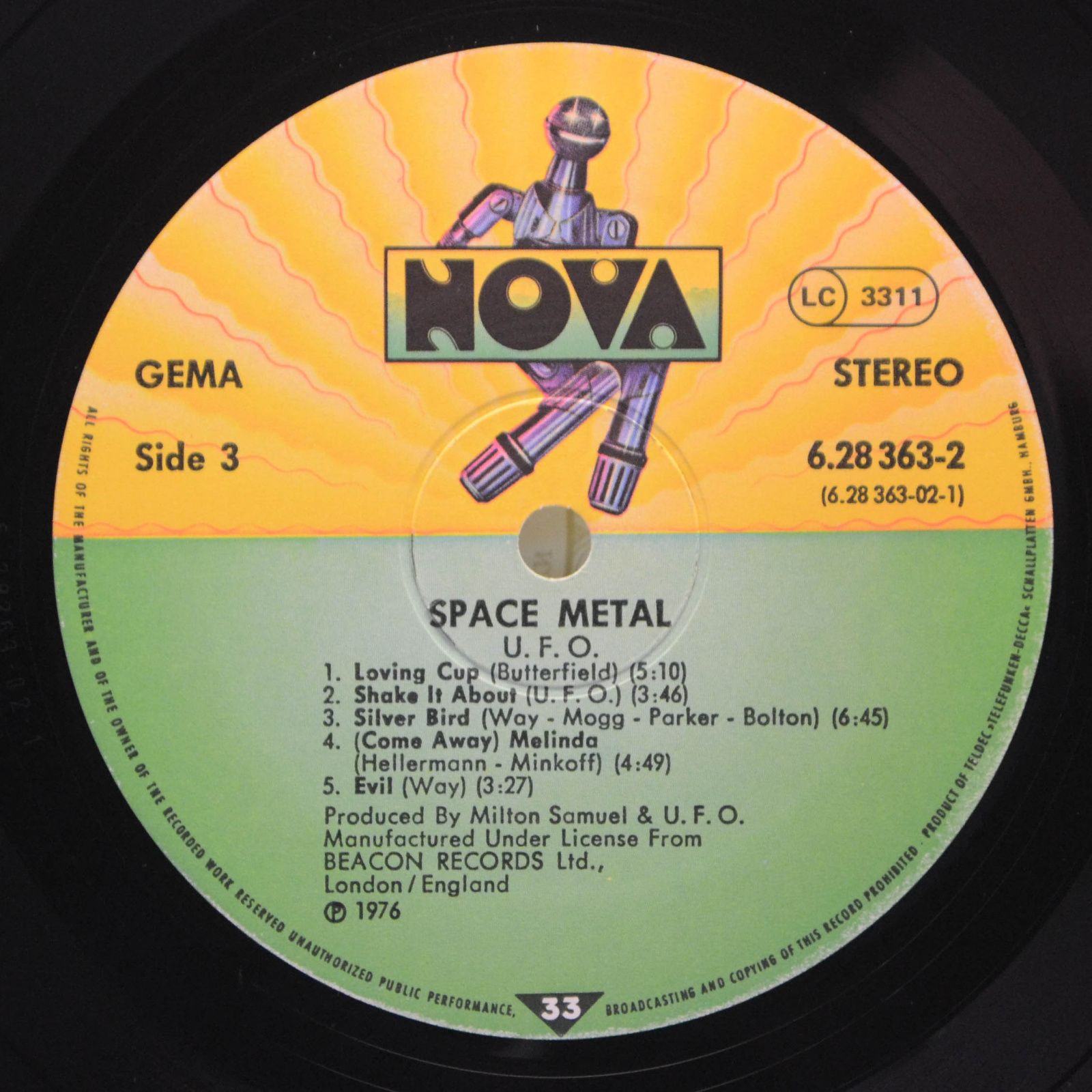 UFO — Space Metal (2LP), 1976