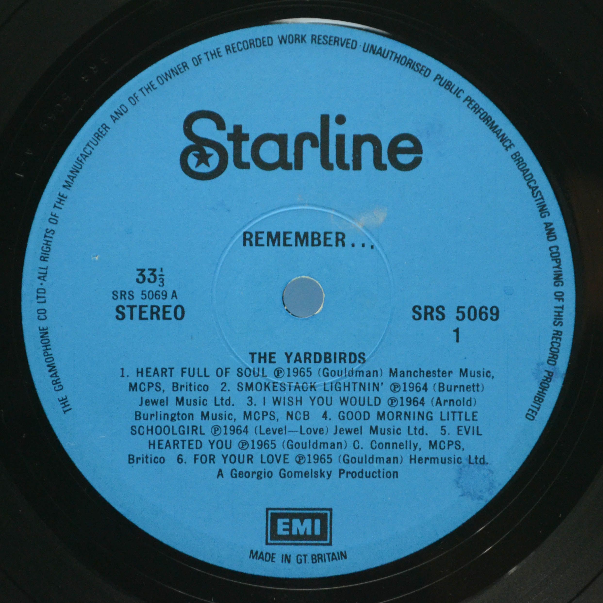 Yardbirds — Remember... The Yardbirds (UK), 1971