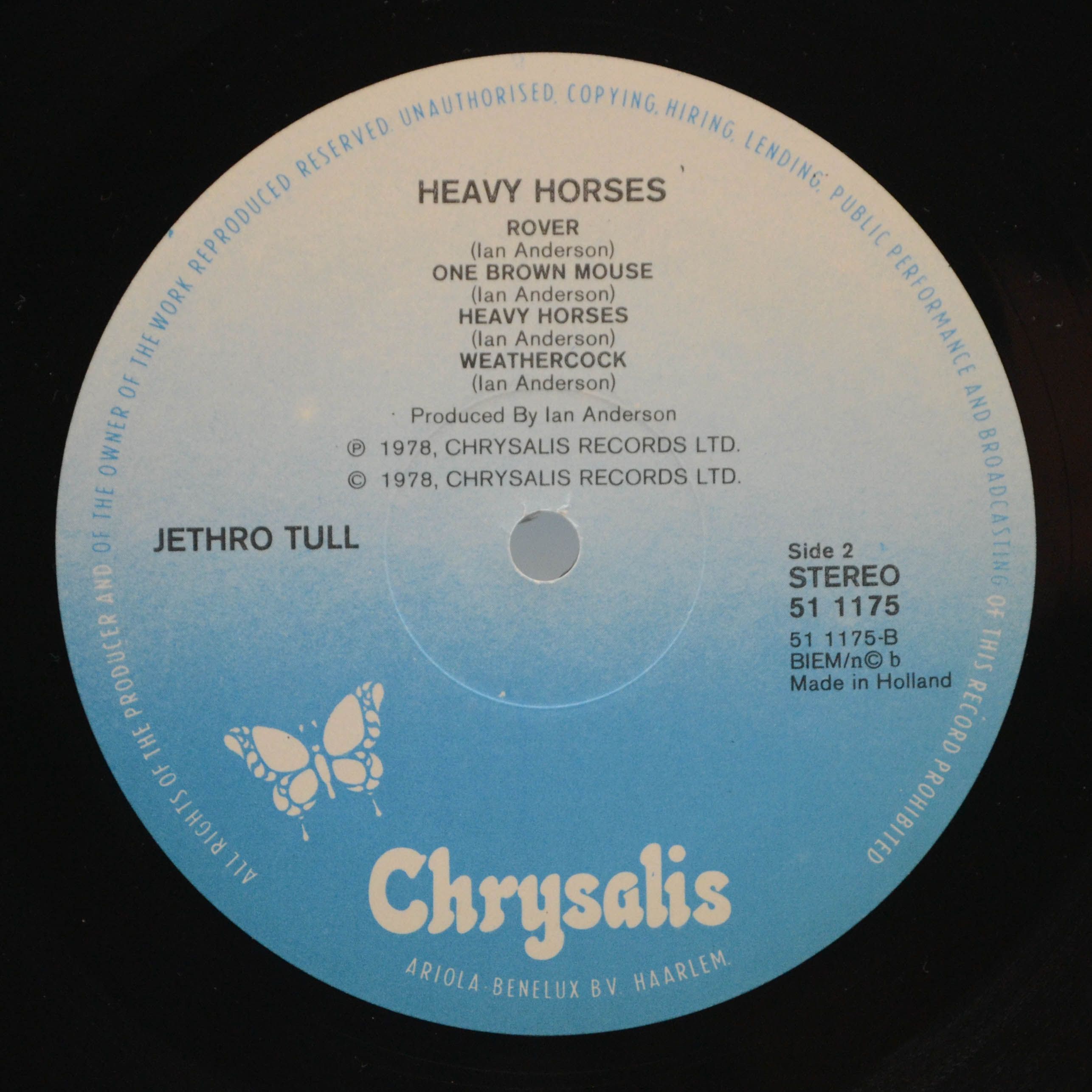 Jethro Tull — Heavy Horses, 1978