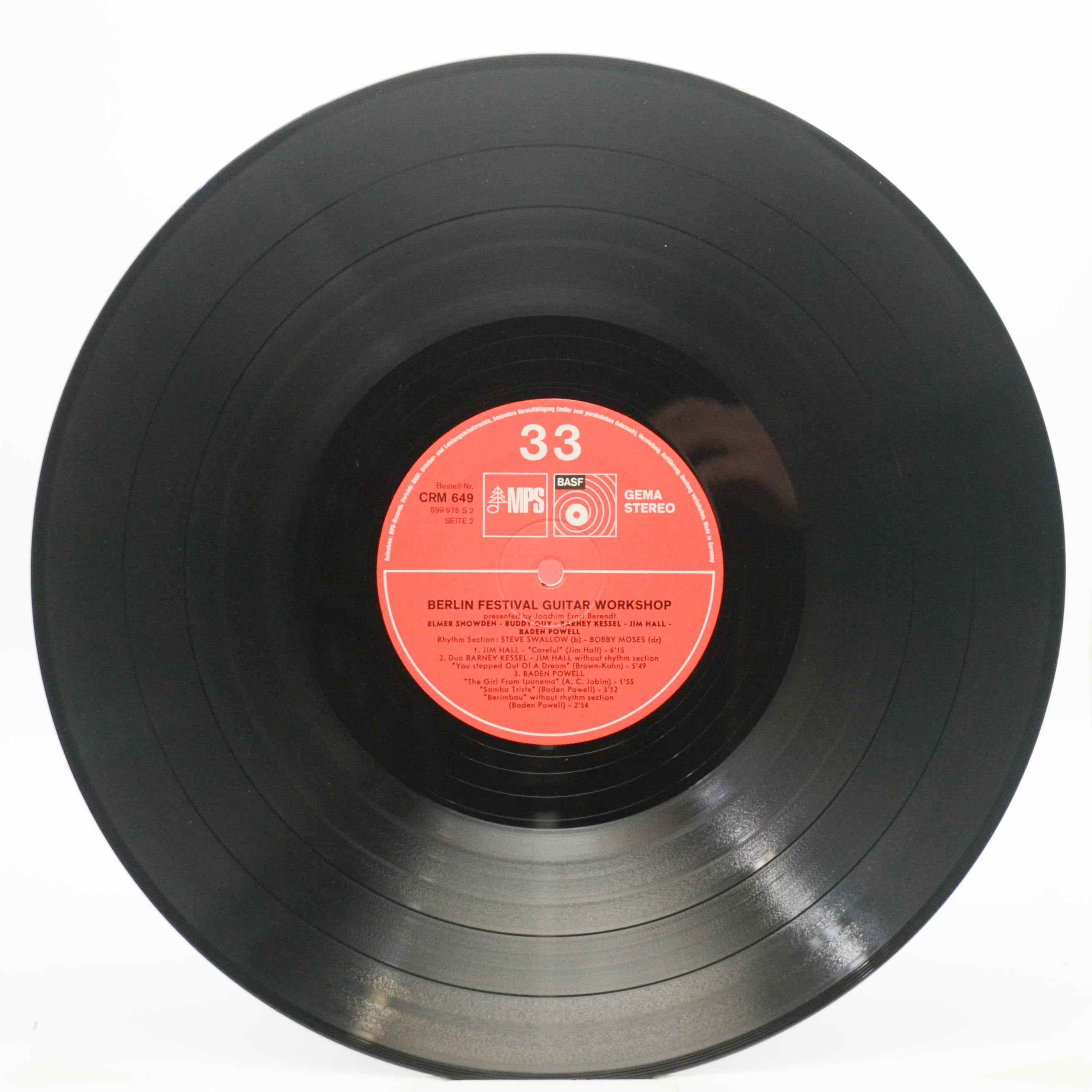 Various — Berlin Festival Guitar Workshop, 1968