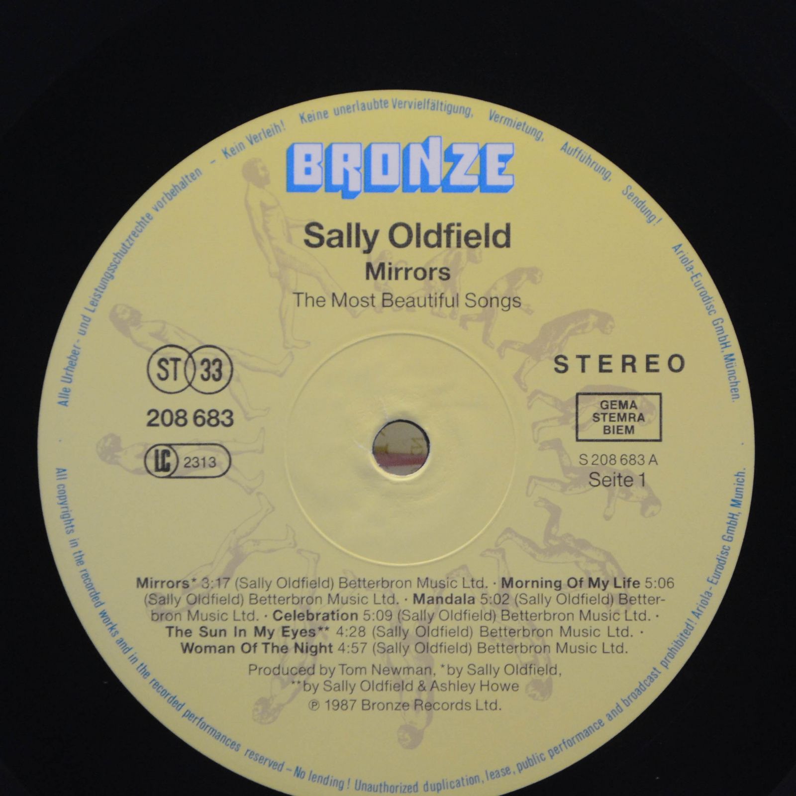 Sally Oldfield — Mirrors - The Most Beautiful Songs, 1987