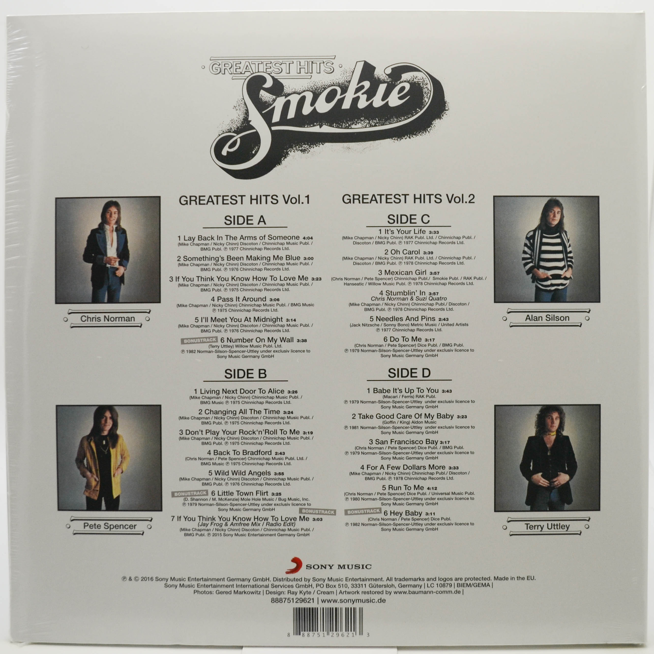 Smokie — Greatest Hits Vol.1 & Vol.2 (2LP), 1977