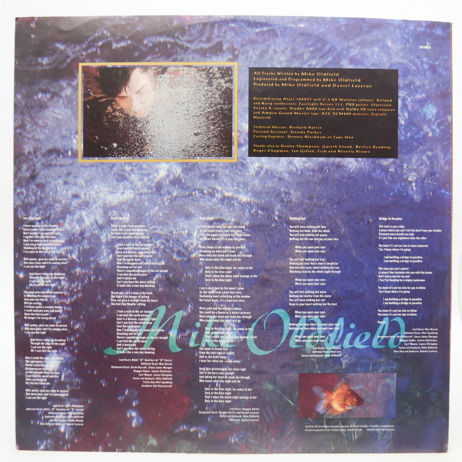 Mike Oldfield — Earth Moving, 1989