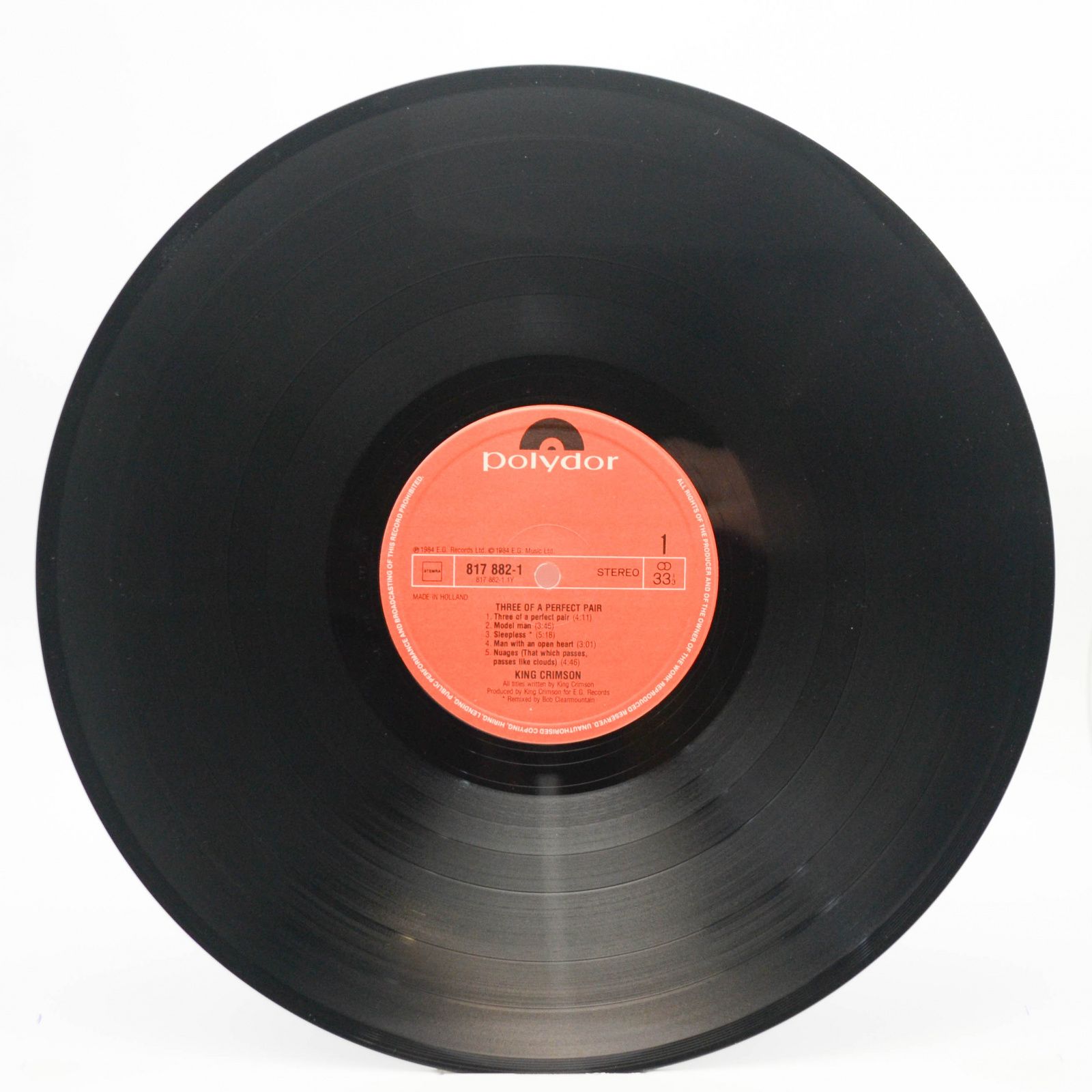 King Crimson — Three Of A Perfect Pair, 1984