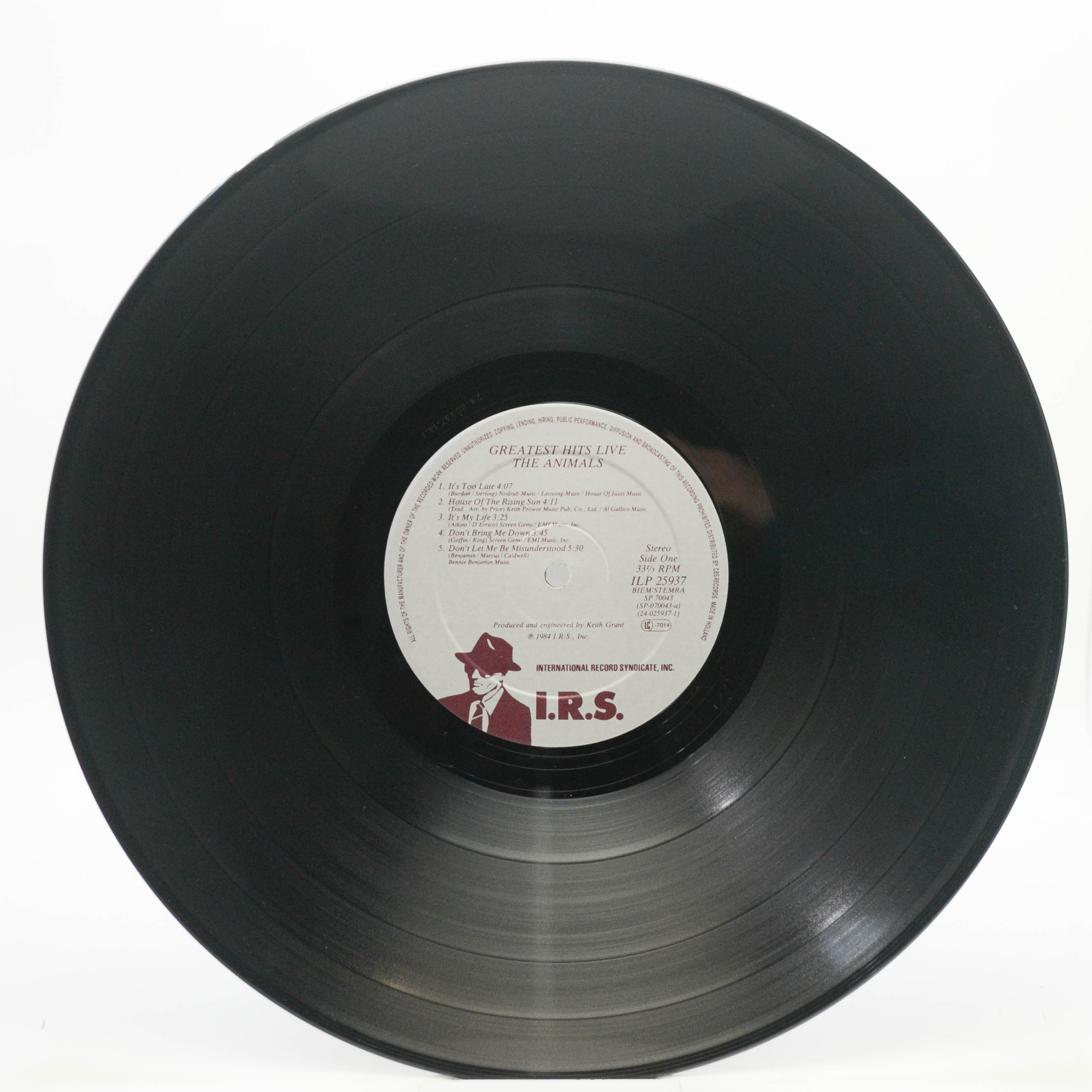 Animals — Greatest Hits Live!, 1984