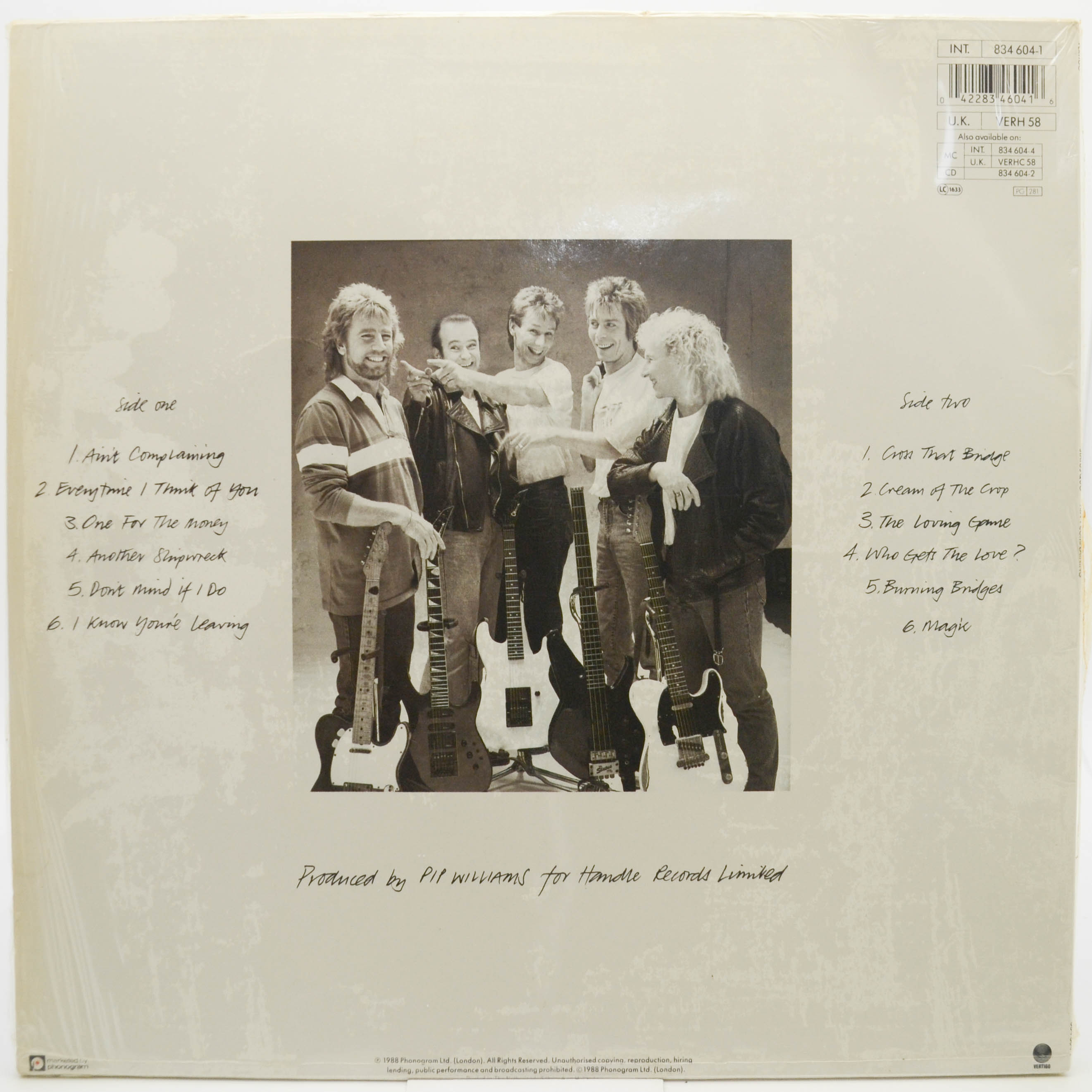 Status Quo — Ain't Complaining, 1988