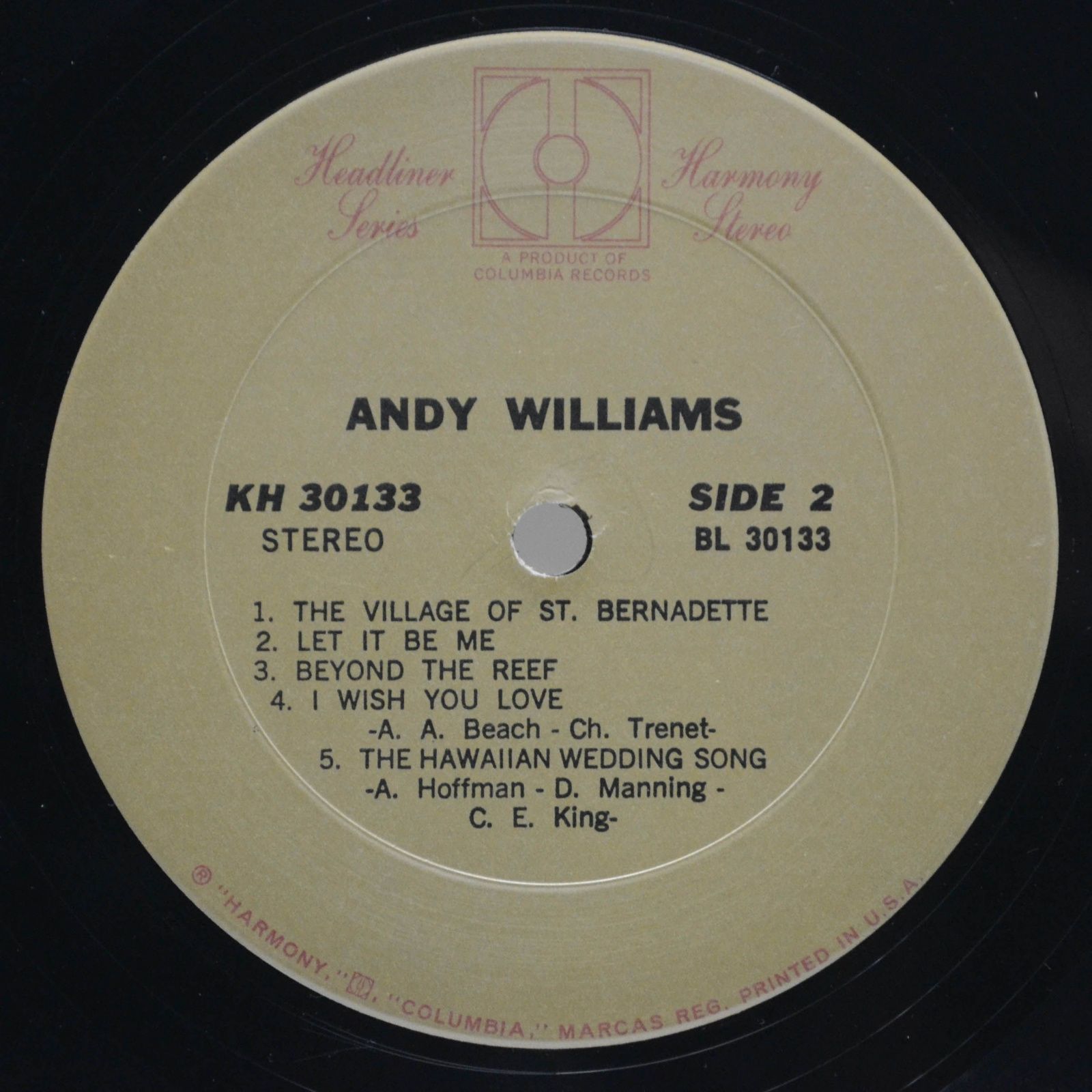 Andy Williams — Andy Williams (1-st, USA), 1970