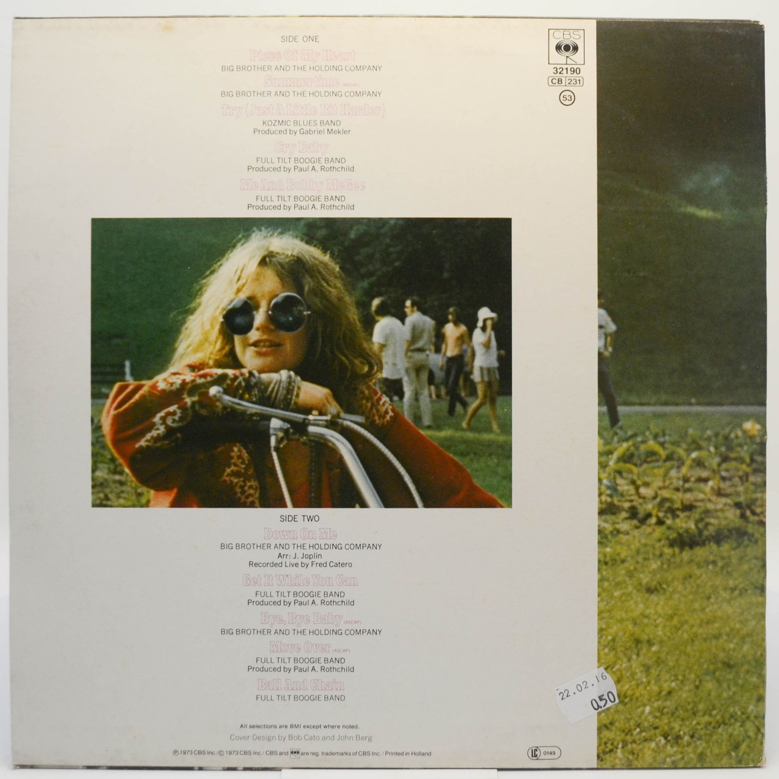 Janis Joplin — Janis Joplin's Greatest Hits, 1973