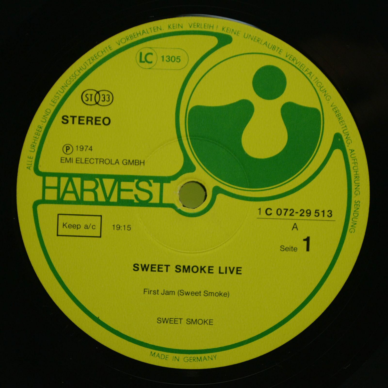 Sweet Smoke — Sweet Smoke Live, 1974