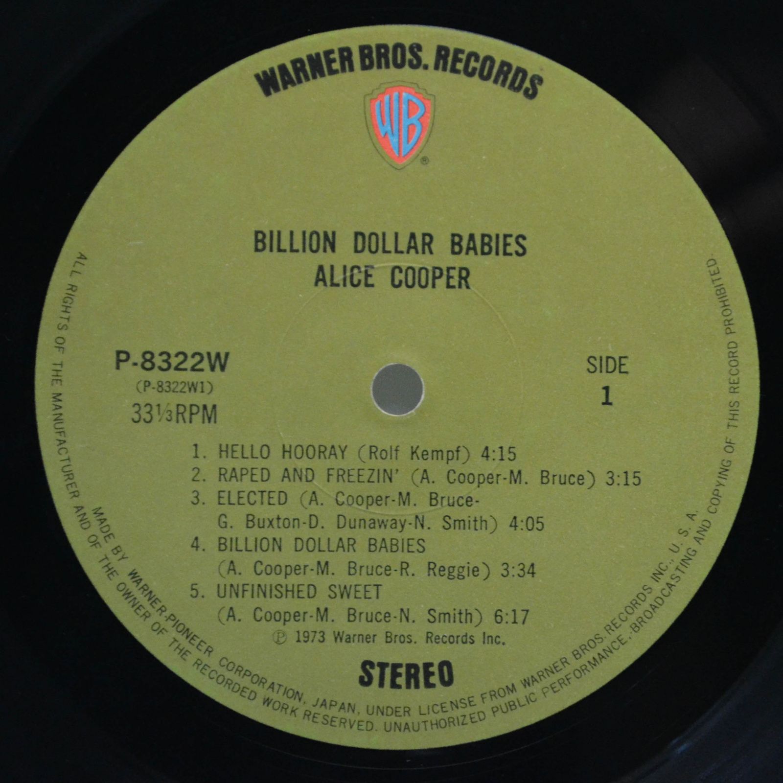 Alice Cooper — Billion Dollar Babies, 1973